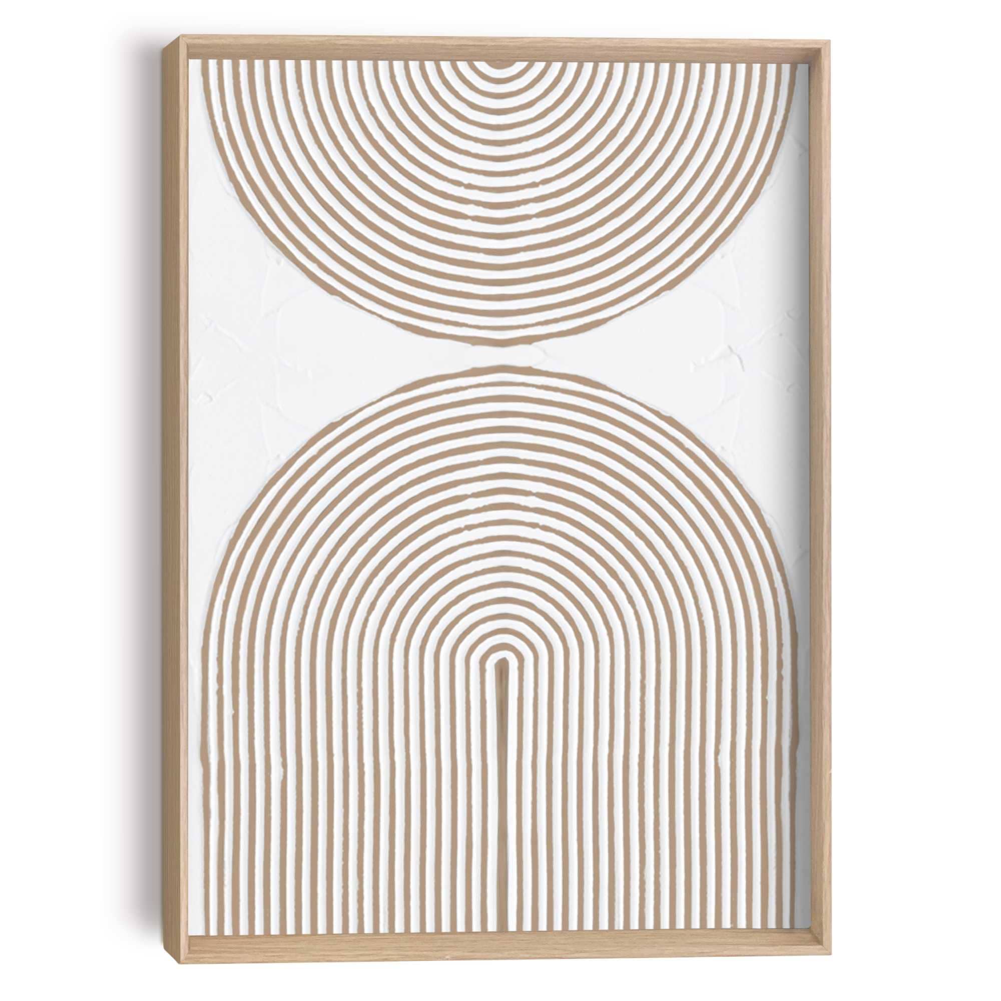Reinders Wandbild "Reliefbögen", Wohnzimmer - Beige - MDF - Abstrakt - 30x4 günstig online kaufen