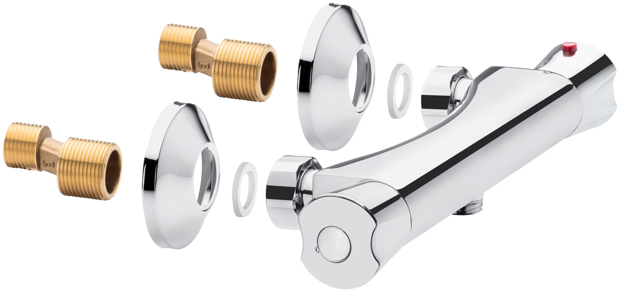 CORNAT Brausethermostat "Calma" Messing, verchromt günstig online kaufen