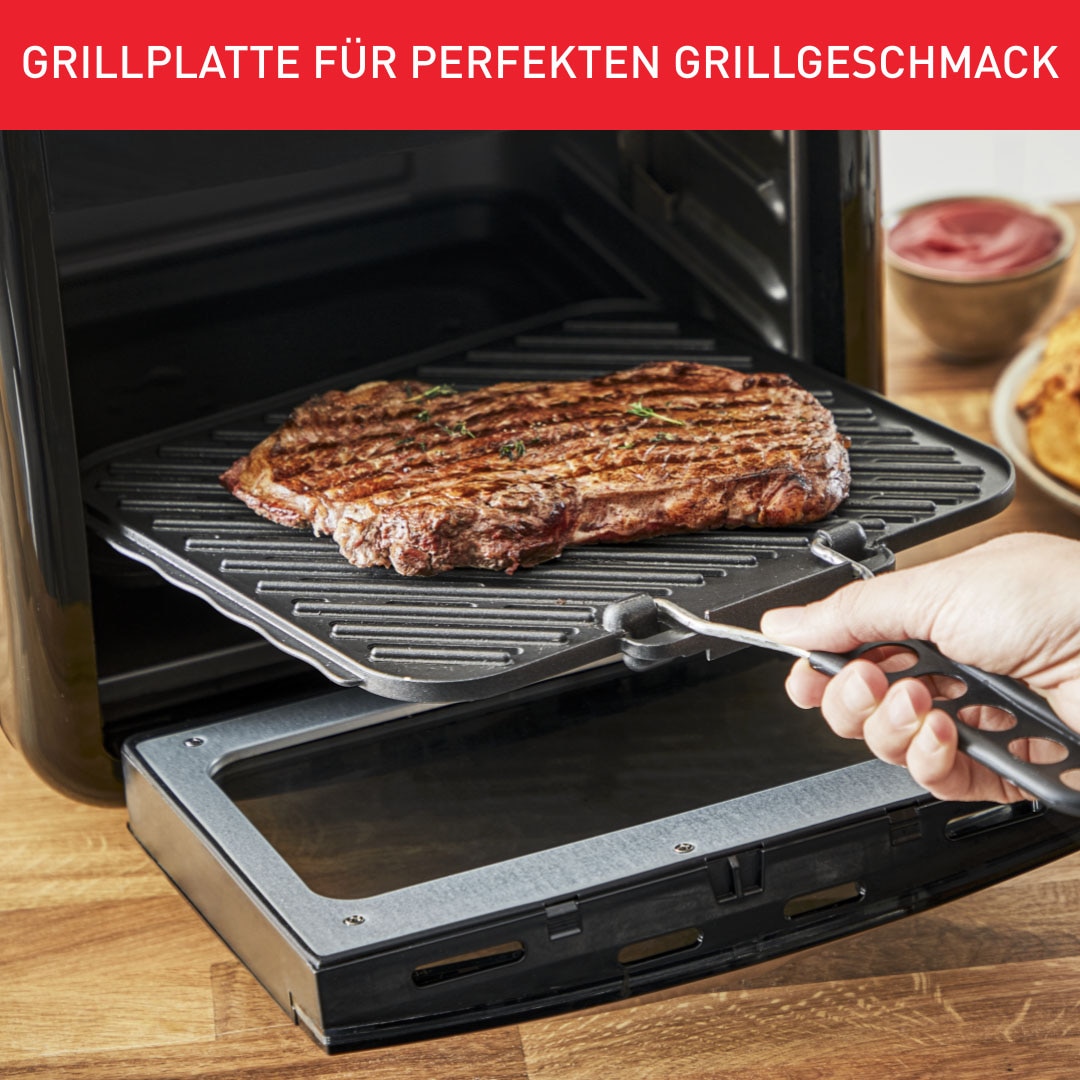 Tefal Heißluftfritteuse »FW5018 Easy Fry Oven & Grill«, 2000 W, 7 Zubehörteile, 11 L, Temperaturkontrolle, einfach zu Reinigen, Timer