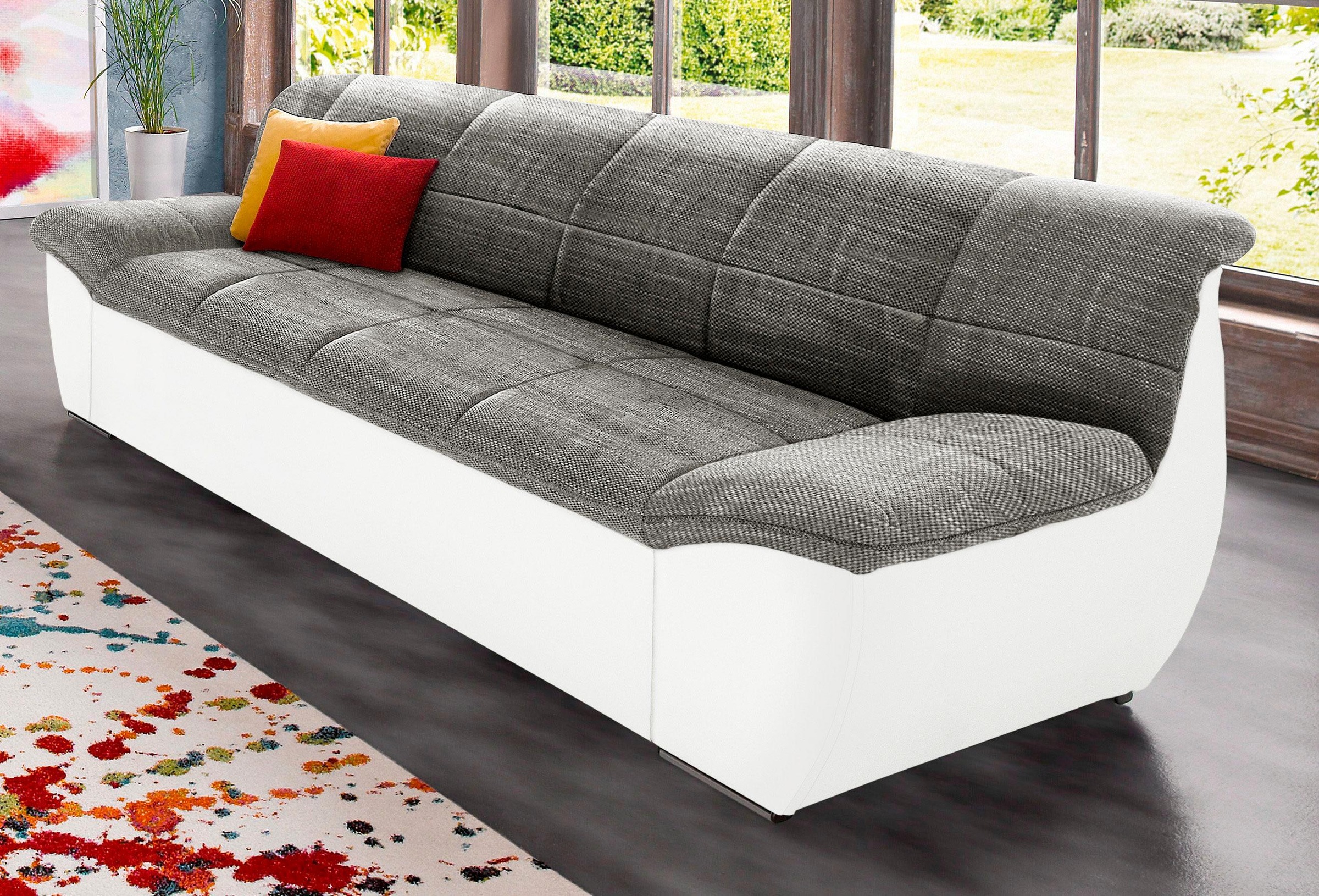 DOMO collection 3-Sitzer "Splash, moderne Steppung im Sitz und Rücken, komf günstig online kaufen