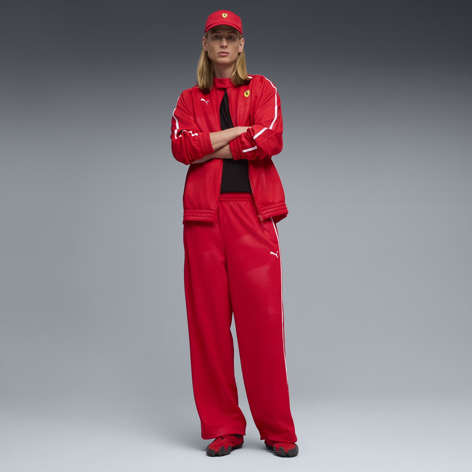 PUMA Sweatjacke »Scuderia Ferrari T7 Oversized Trainingsjacke Herren«