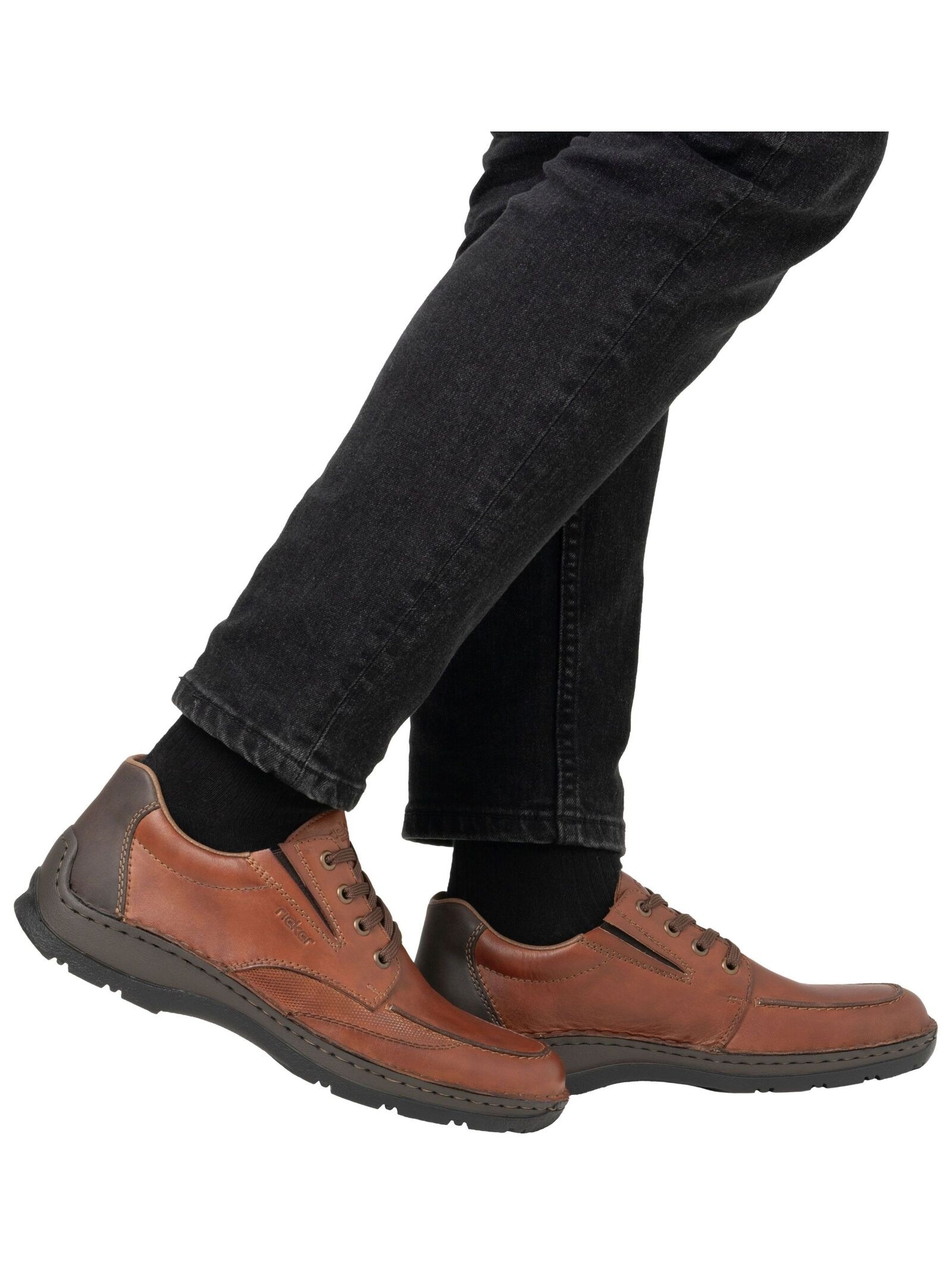 Rieker Schnürschuh »Rieker Halbschuhe Glattleder«