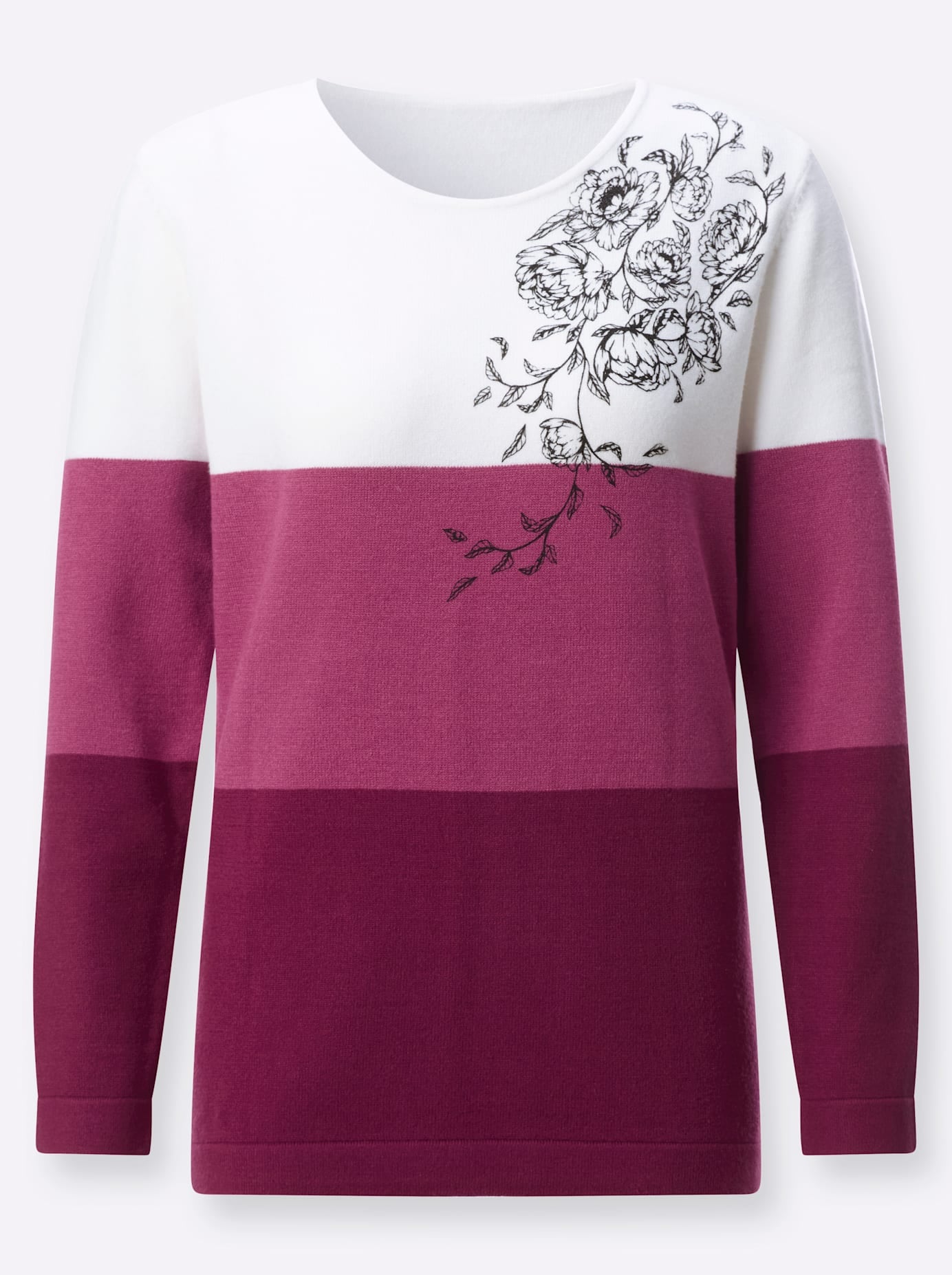 Classic Strickpullover »Langarm-Pullover«