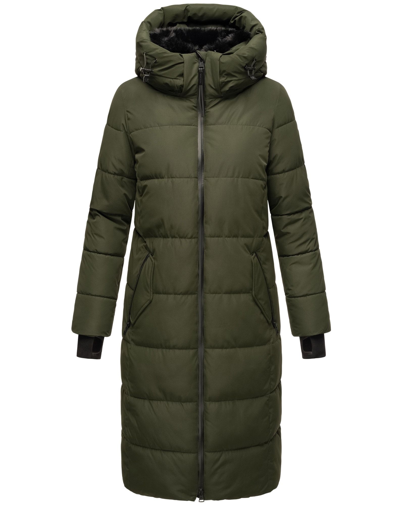 Marikoo Steppjacke »Zuraraa XVI«, langer Winter Mantel gesteppt