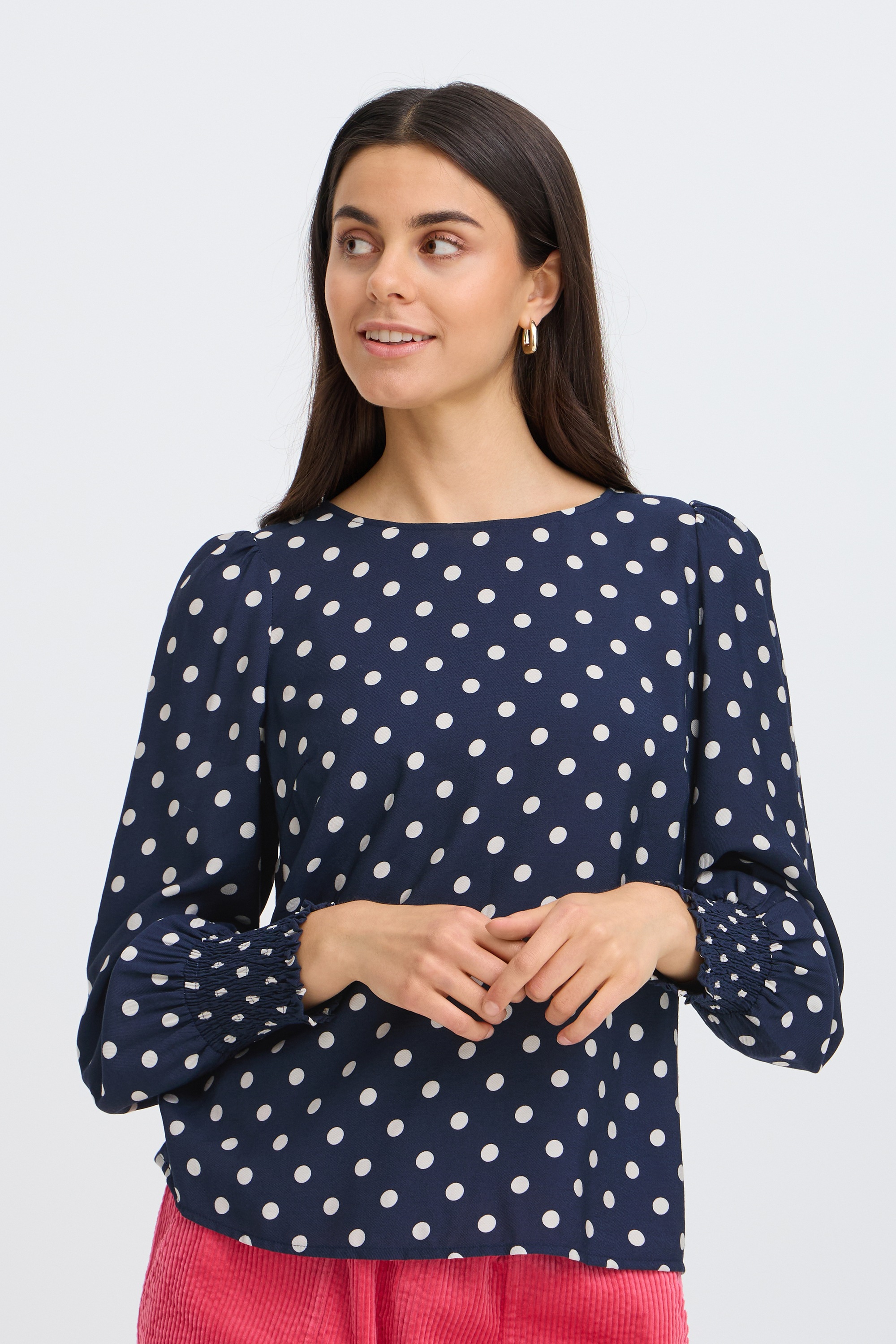 fransa Langarmbluse »Damen Bluse langarm FRADARA«