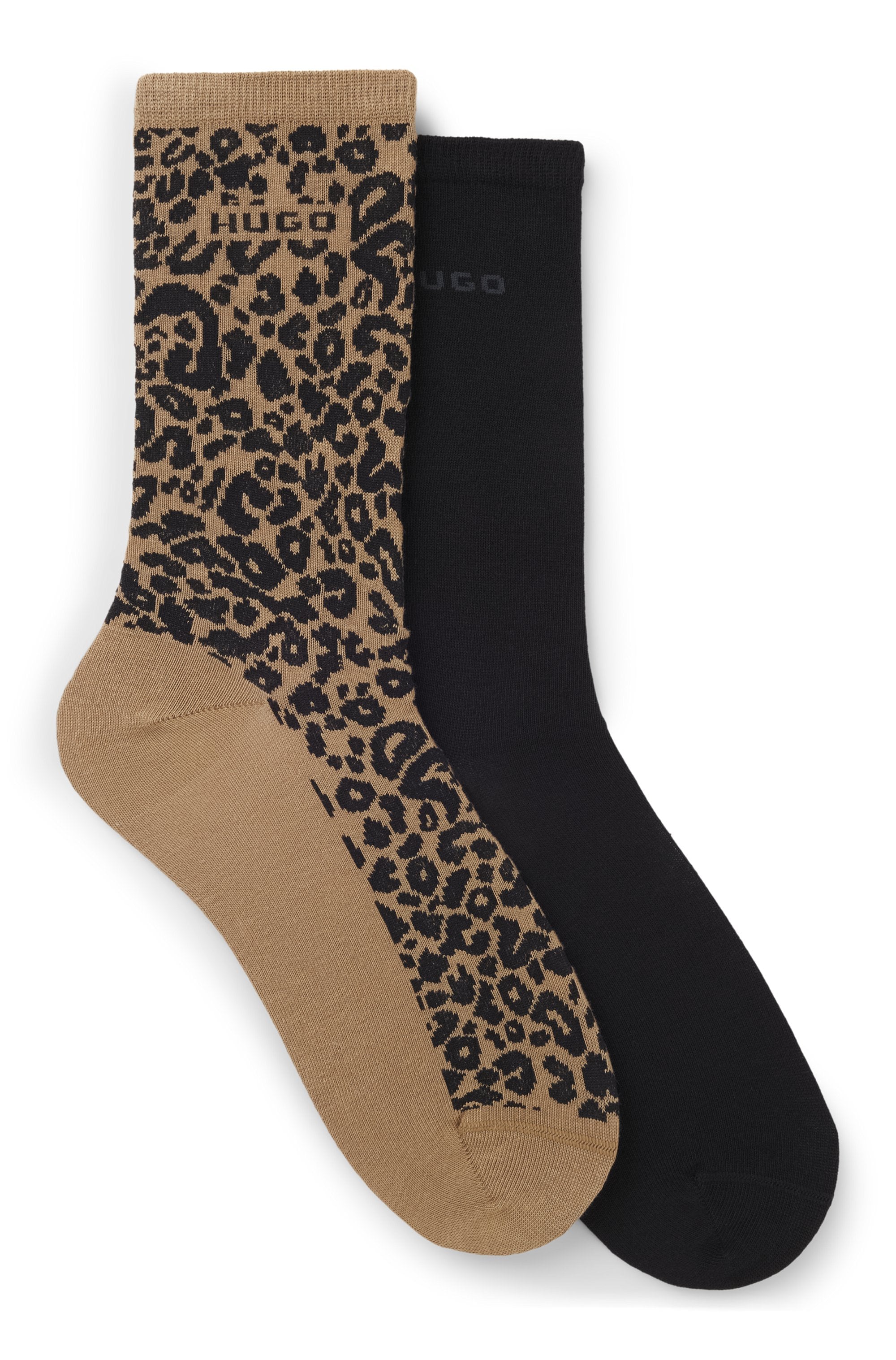 HUGO Underwear Socken »LEO LOGO«, (Packung, 2 Paar), mit HUGO-Schriftzug