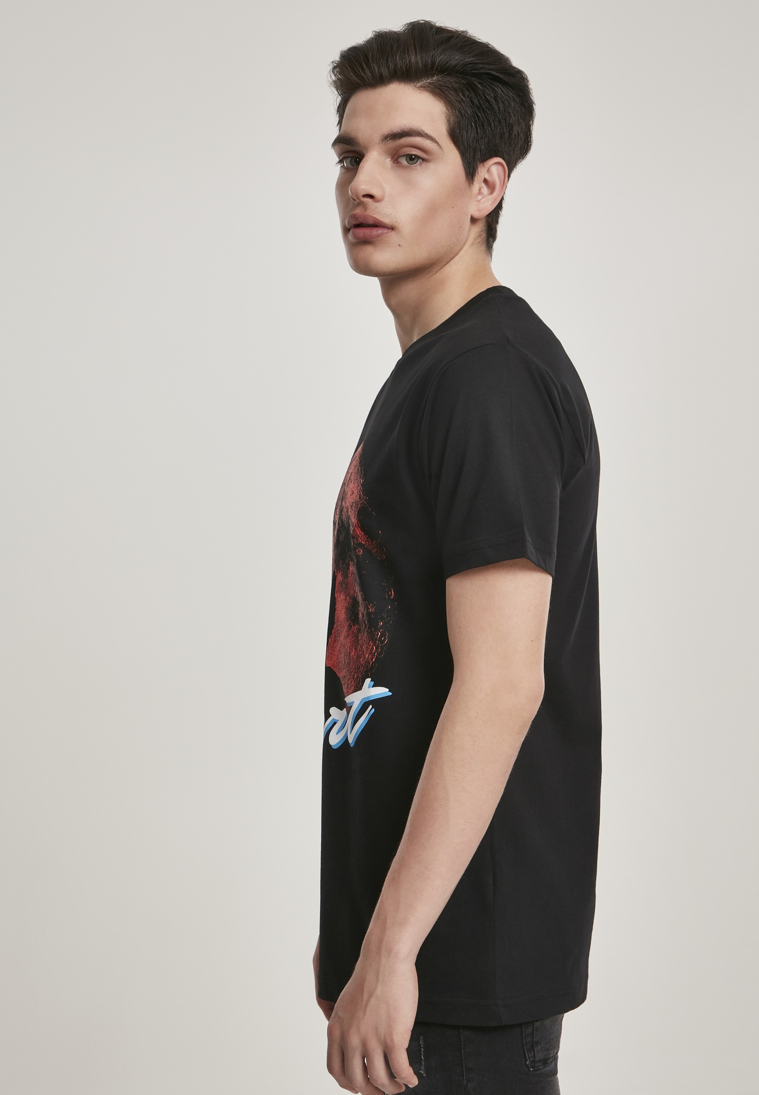 MisterTee Kurzarmshirt »MisterTee Herren Skrrt Howling Tee«, (1 tlg.)