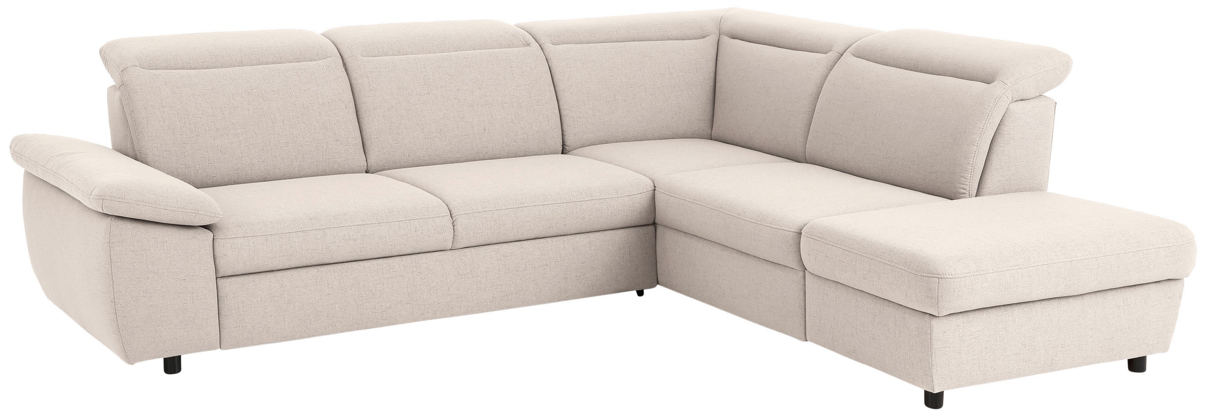 Home affaire Ecksofa »Mauritius L-Form«, mit Ottomane, mit Kopfteil- und Armlehnverstellung