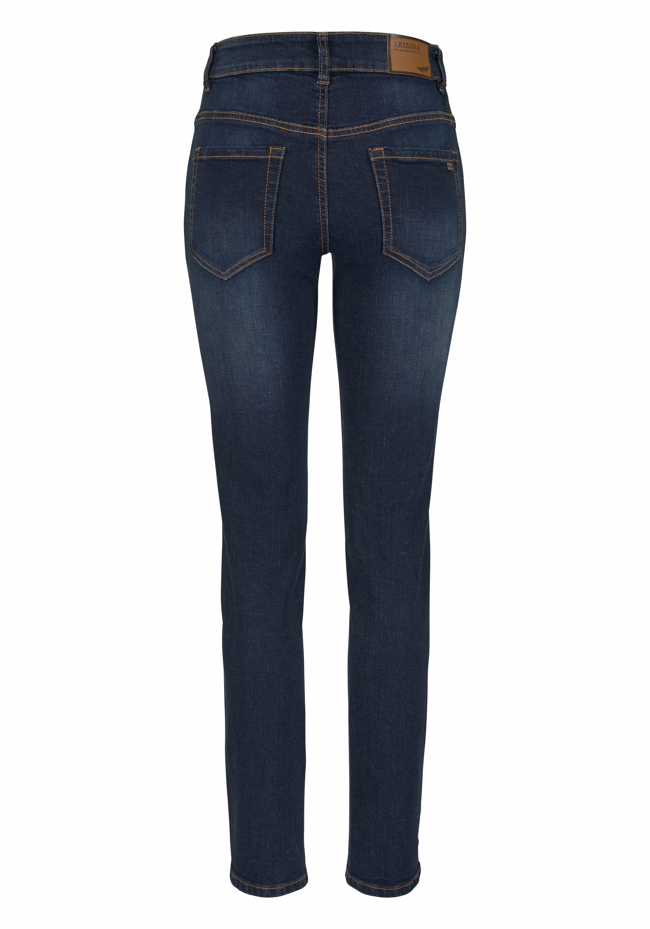 Arizona Slim-fit-Jeans »Bund mit seitlichem Gummizugeinsatz«, High Waist