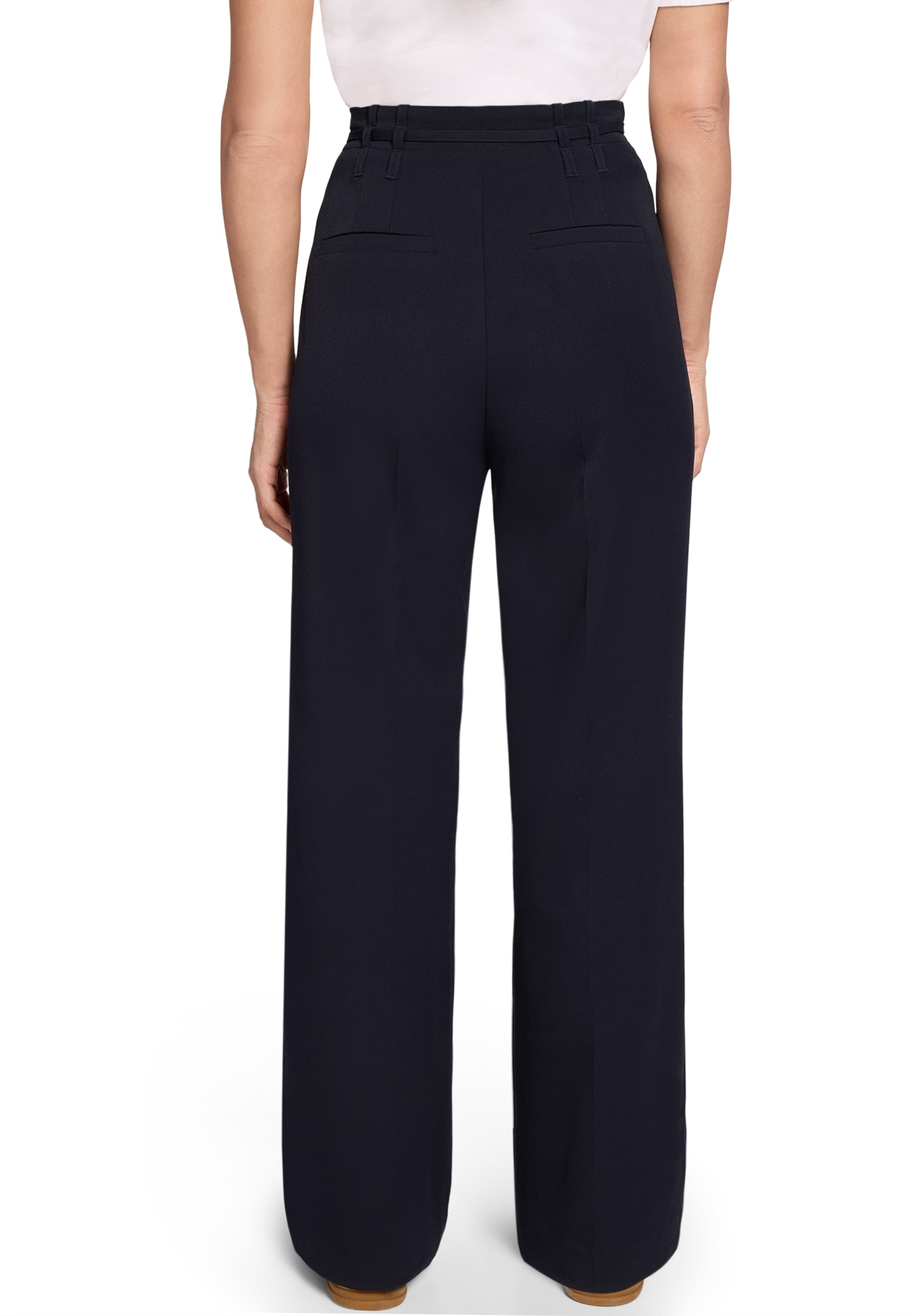 Zero Stoffhose »Damen mit Bindeband 32 Inch«  Bindedetail