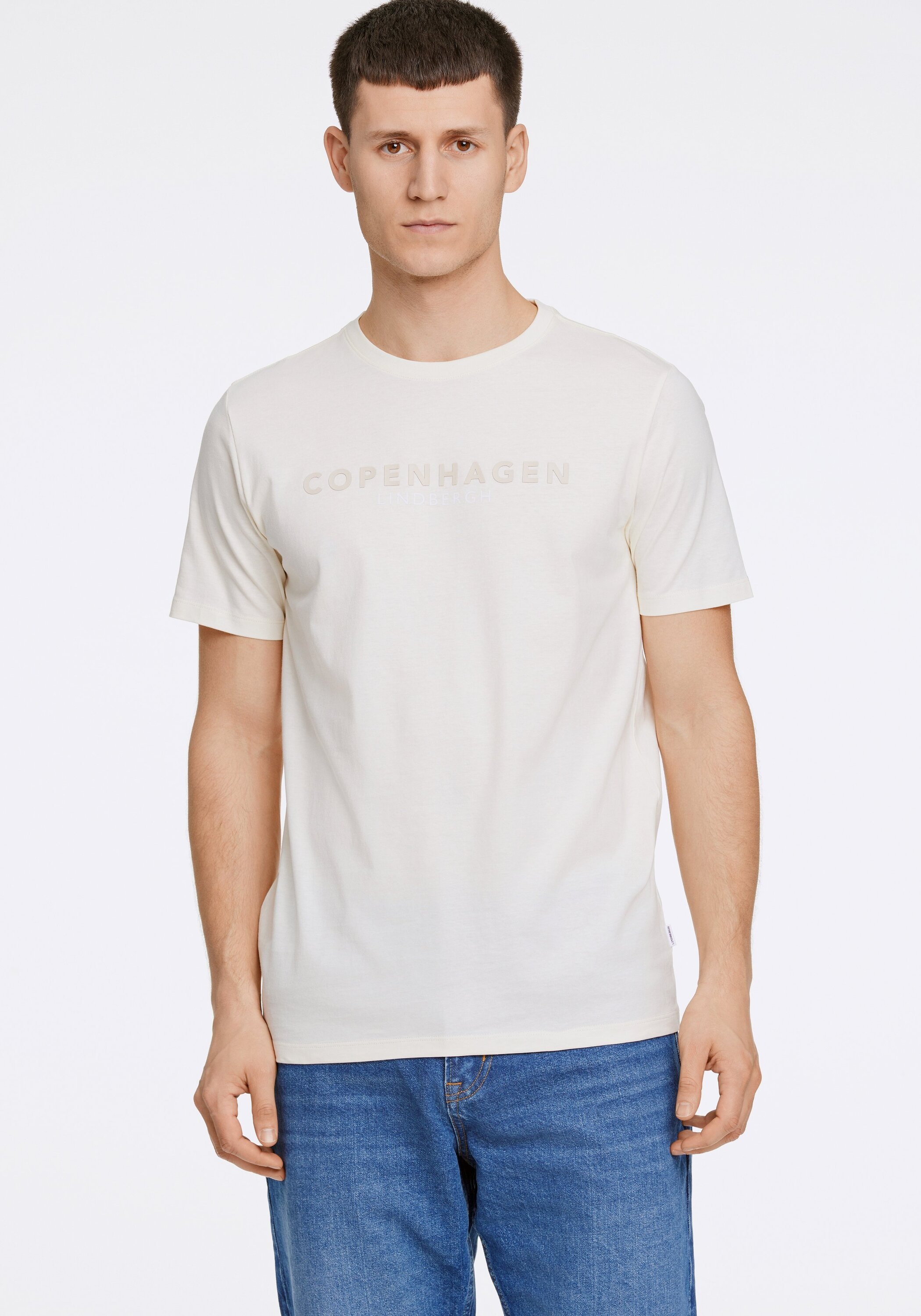 LINDBERGH Kurzarmshirt "T-Shirt (Kurzarm) Relaxed Fit"