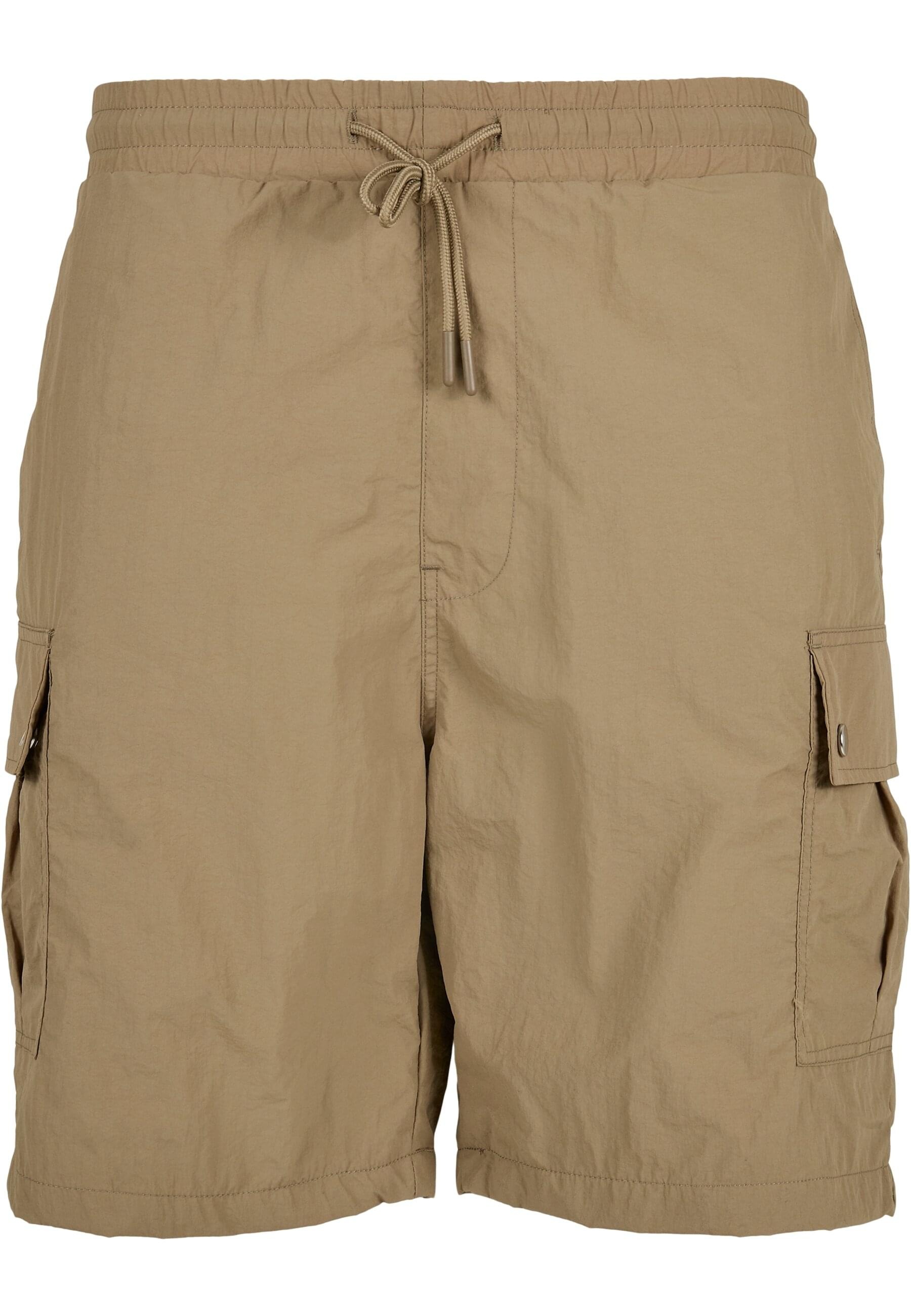 URBAN CLASSICS Cargohose "Urban Classics Herren Nylon Cargo Shorts", (1 tlg.)