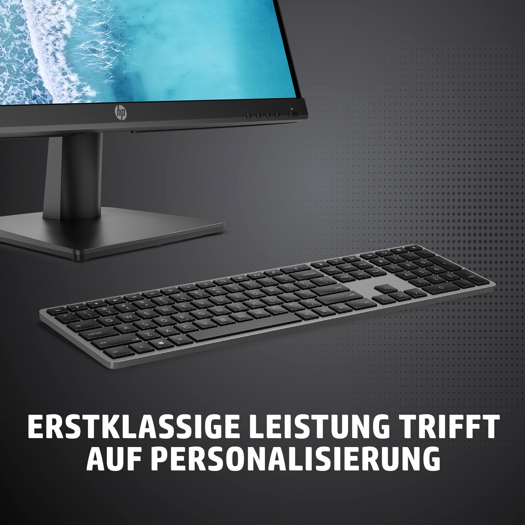 HP Wireless-Tastatur »975«, (Fn-Tasten-Ziffernblock-Windows-Sperrtaste)