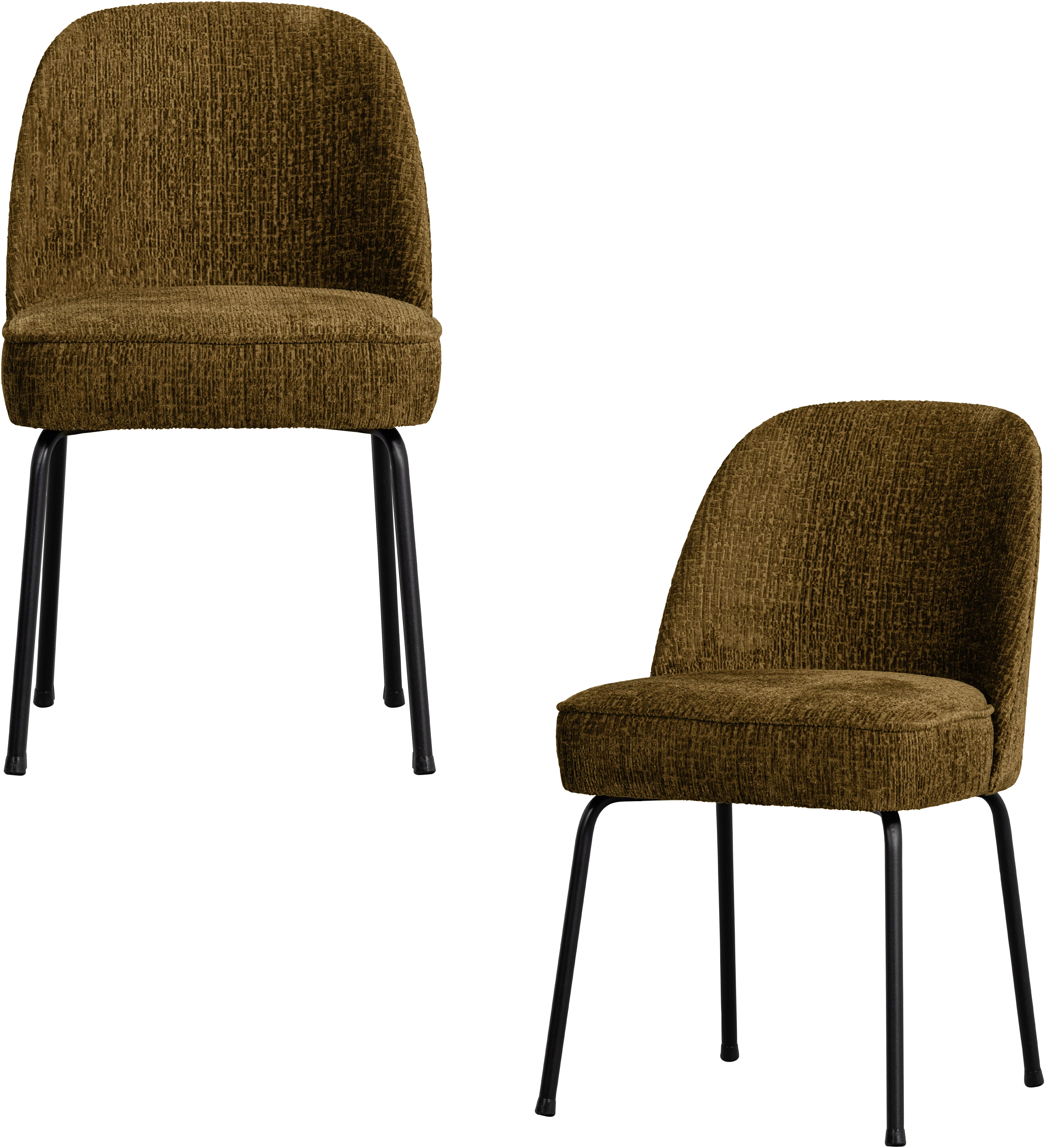 WOOOD Esszimmerstuhl "Vogue mit bezug und 3D-Muster, B 50 x T 57 x H 83 cm (2er-Set)" (Set) 2 Stk.Ausgezeichnete Verschleißfestigkeit, Jacquard-Velvet Polsterung