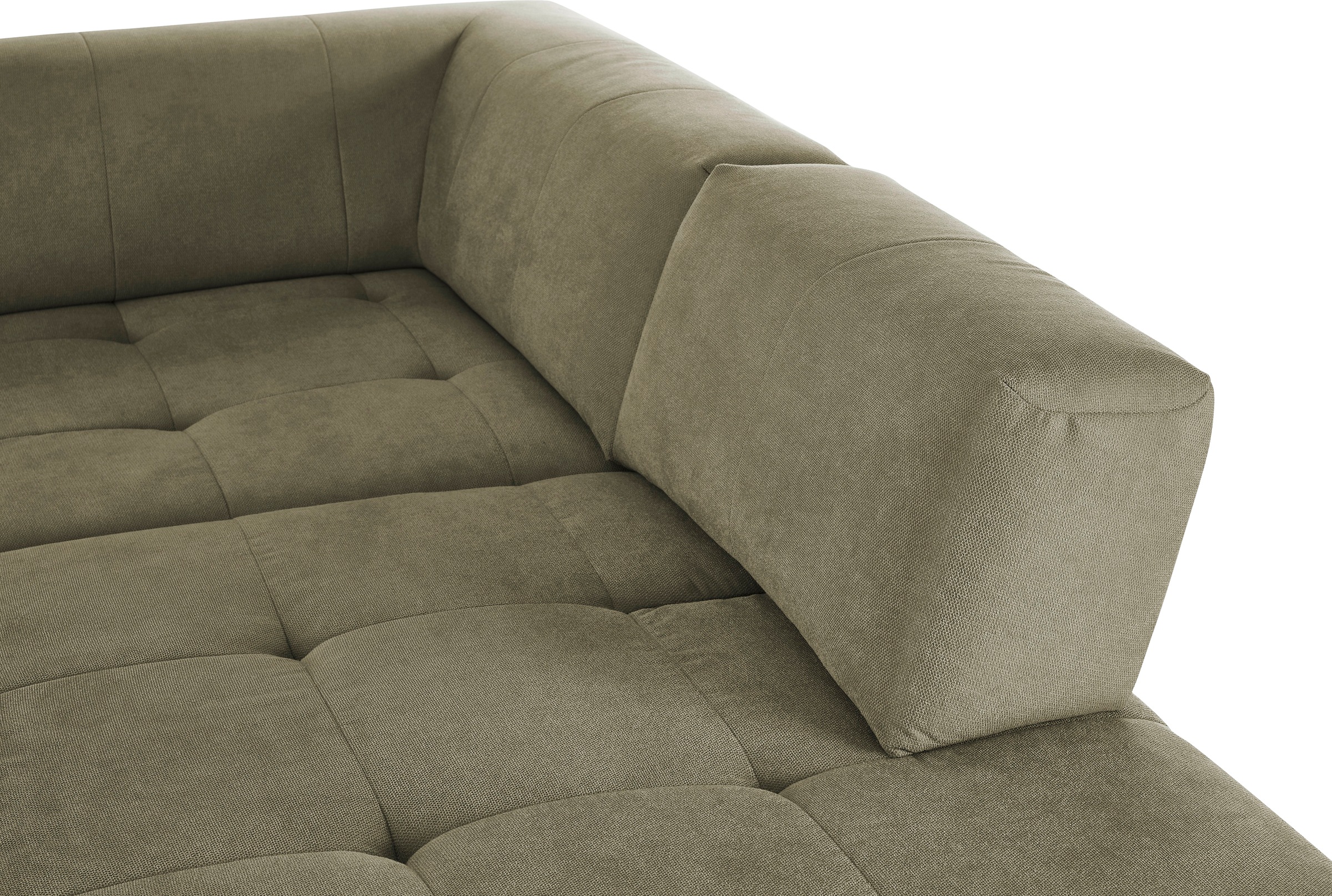 3C Candy Ecksofa »Yoshy Komfortsofa, bequem und modern, hochwertige Verarbeitungsdetails«, Zwei verschiedene Sitztiefen durch verstellbare Rückenlehne, L-Form