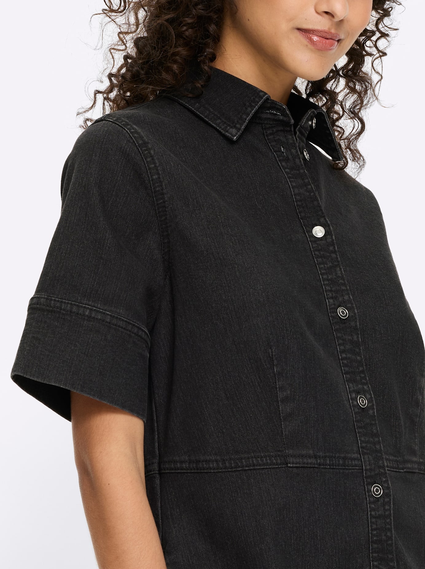 heine Jeanskleid »Kleid« Nahttasche