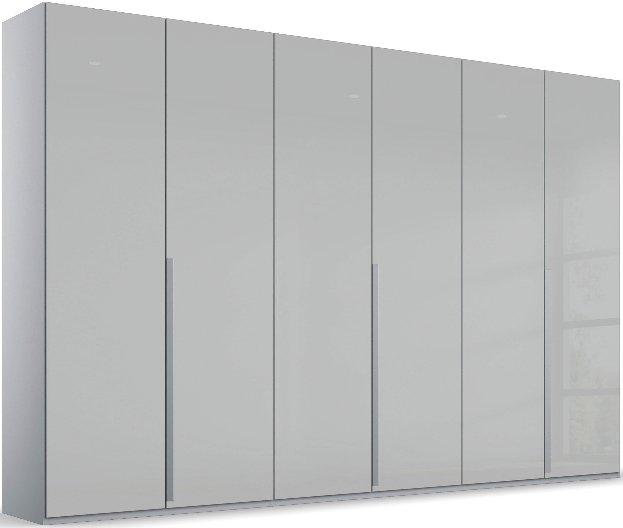 rauch Drehtürenschrank "Kleiderschrank Schrank Garderobe Wäscheschrank PURISMA Glasfront" in den Breiten 151/201/251/301 cm, inkl. SOFT-CLOSE-FUNKTION, schlichte Eleganz, mit umfangreicher Innenausstattung MADE IN GERMANY