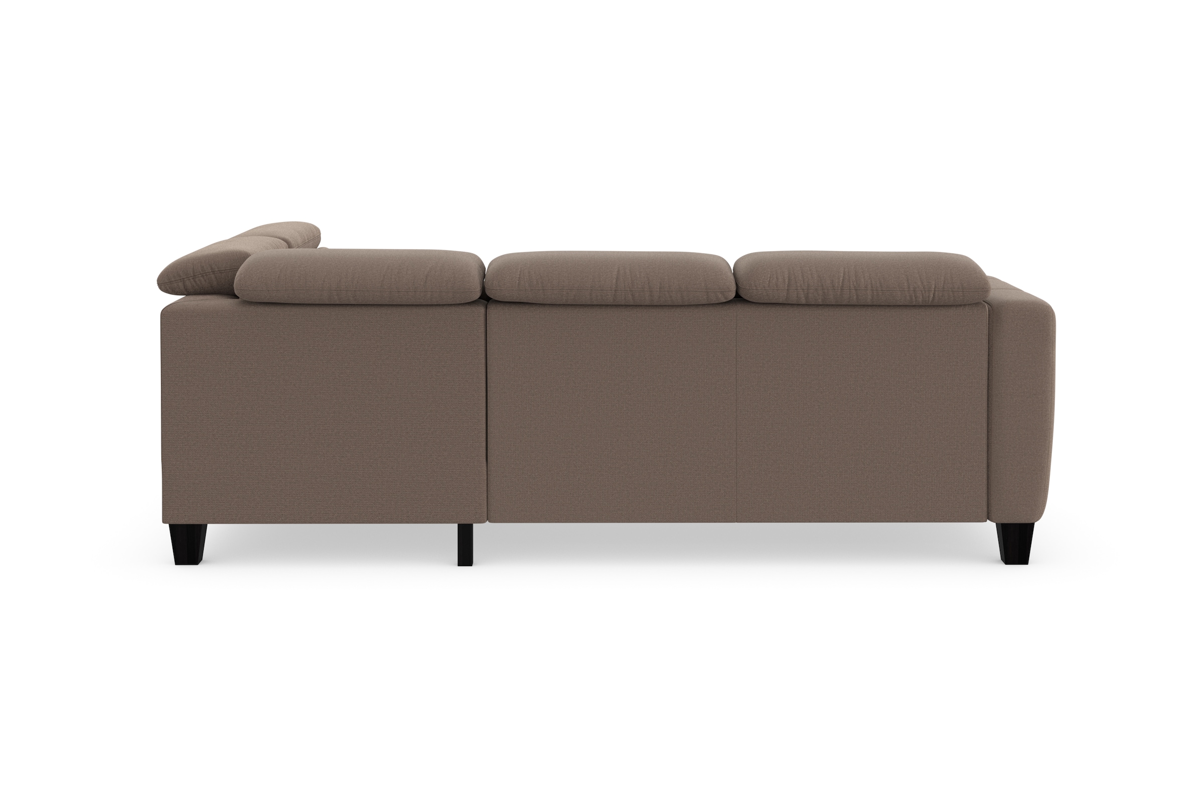 sit&more Ecksofa »Belluci L-Form«, inklusive Federkern, wahlweise mit Bettfunktion und Bettkasten