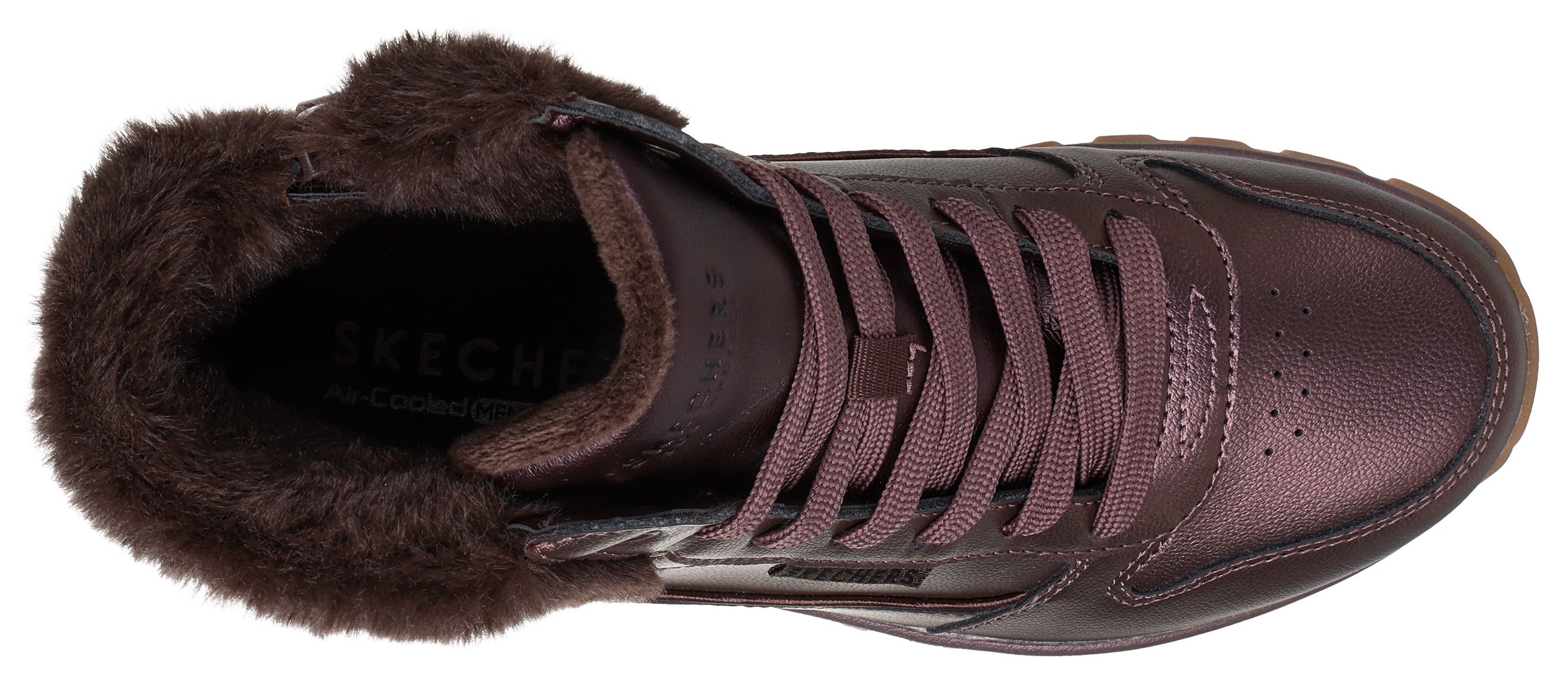 Skechers Winterboots »UNO RUGGED - GALACTIC HEIGHTS«, Schnürboots, Sneaker mit Keilabsatz