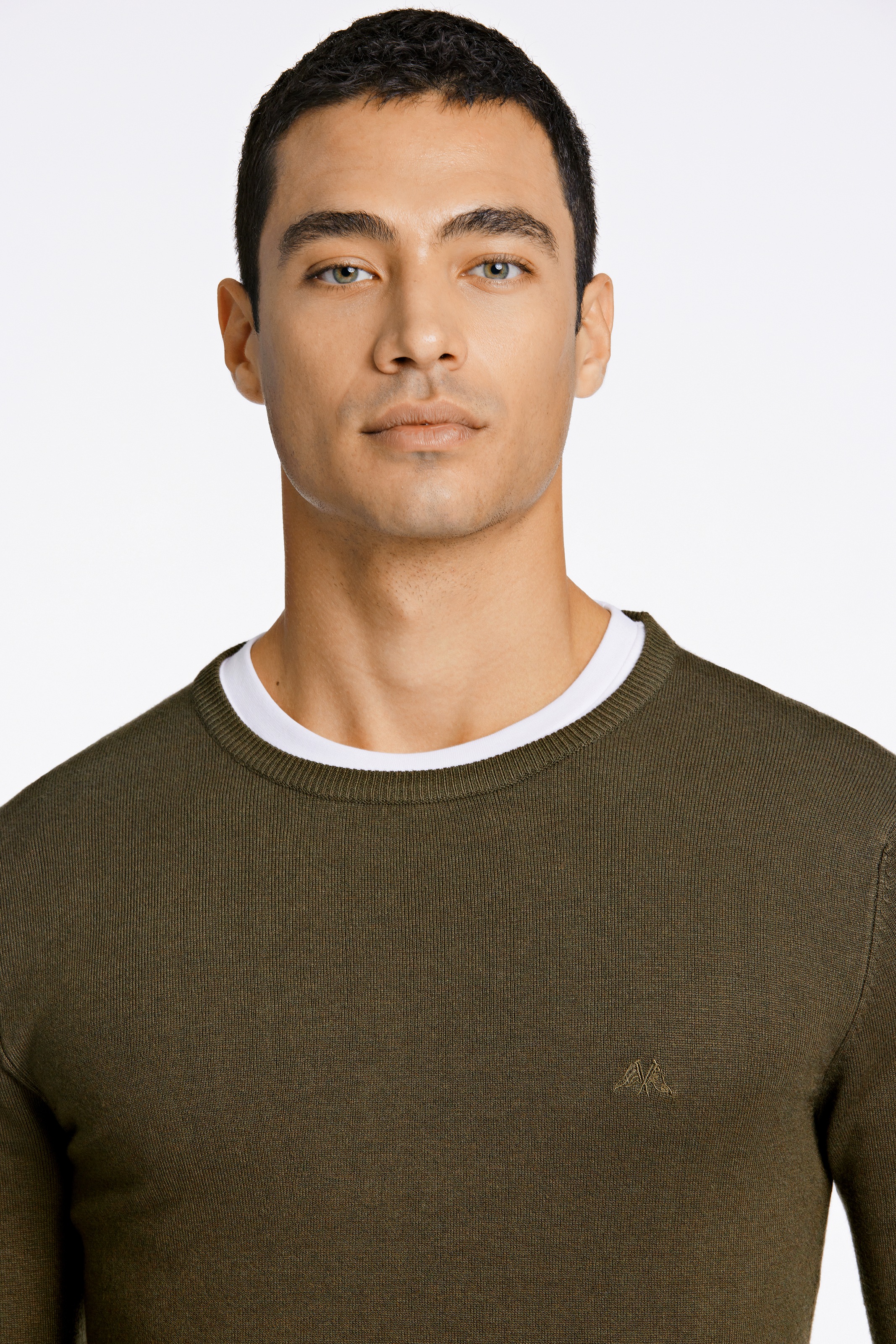 Thumbnail - LINDBERGH Strickpullover mit Logo-Stickerei