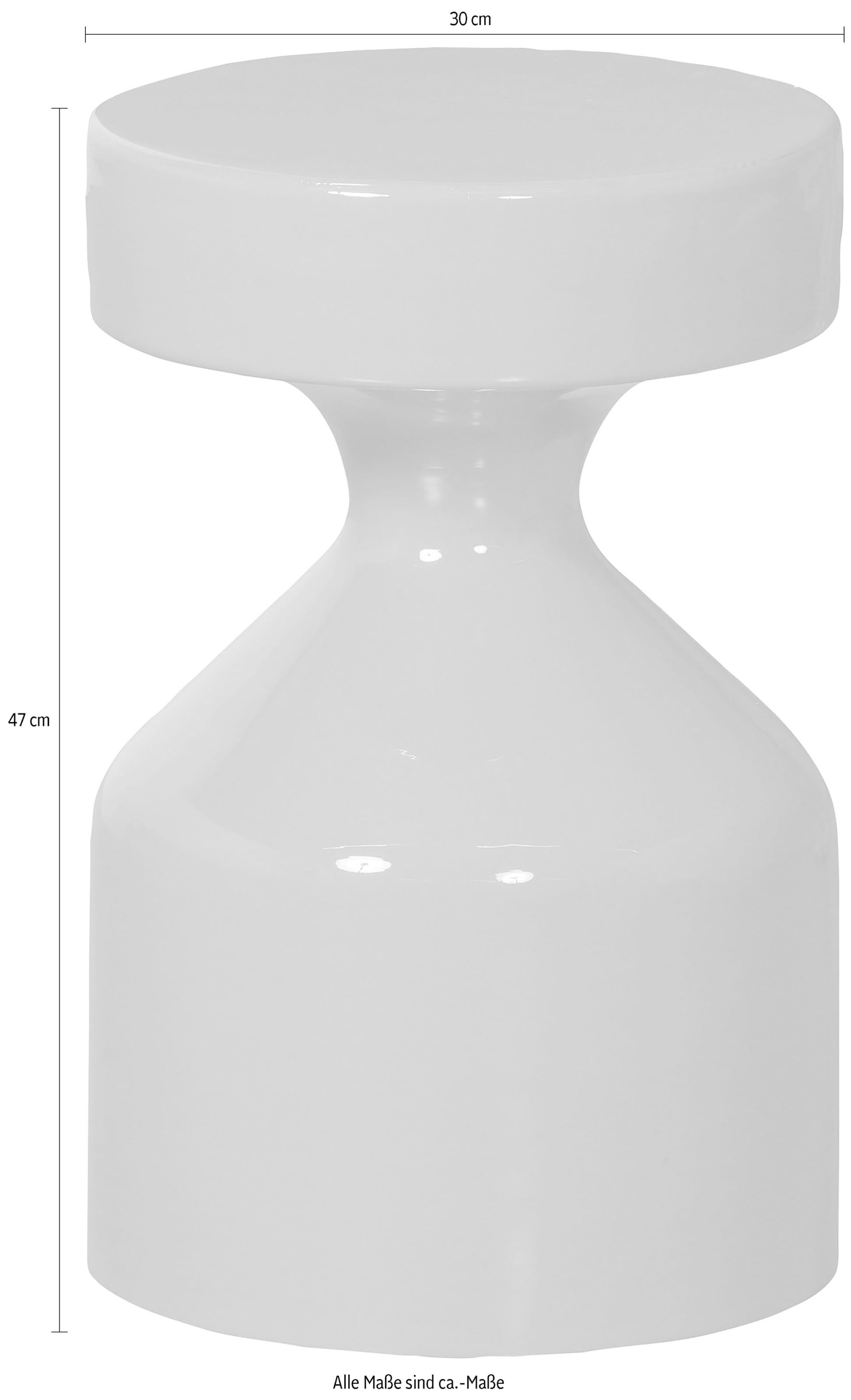 WOOOD Beistelltisch »Floyd« aus Metall, H 47 cm x B 30 cm