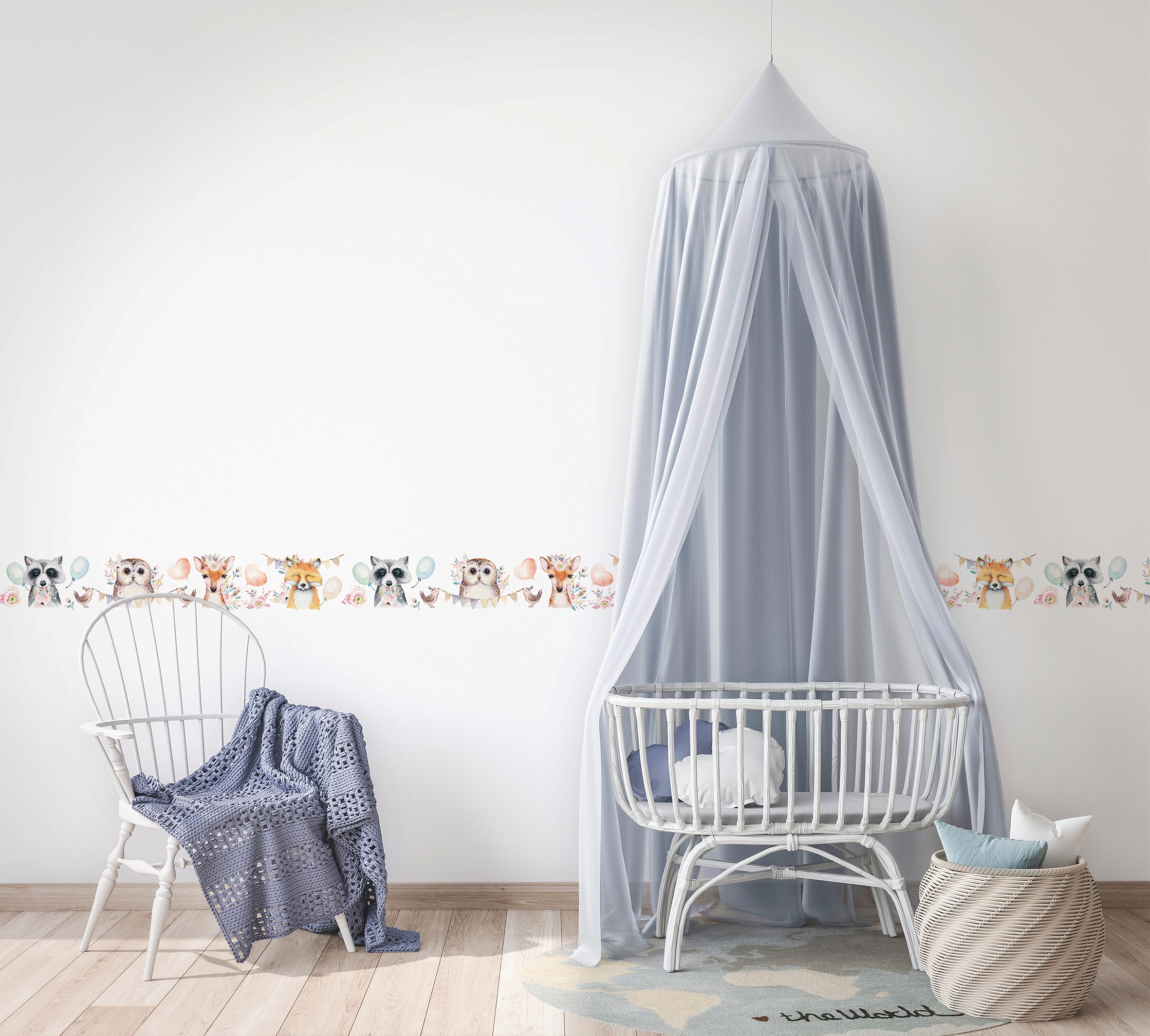 Marburg Kindertapete, matt, Vögel, moderne Tapete für Wohnzimmer Schlafzimmer Küche