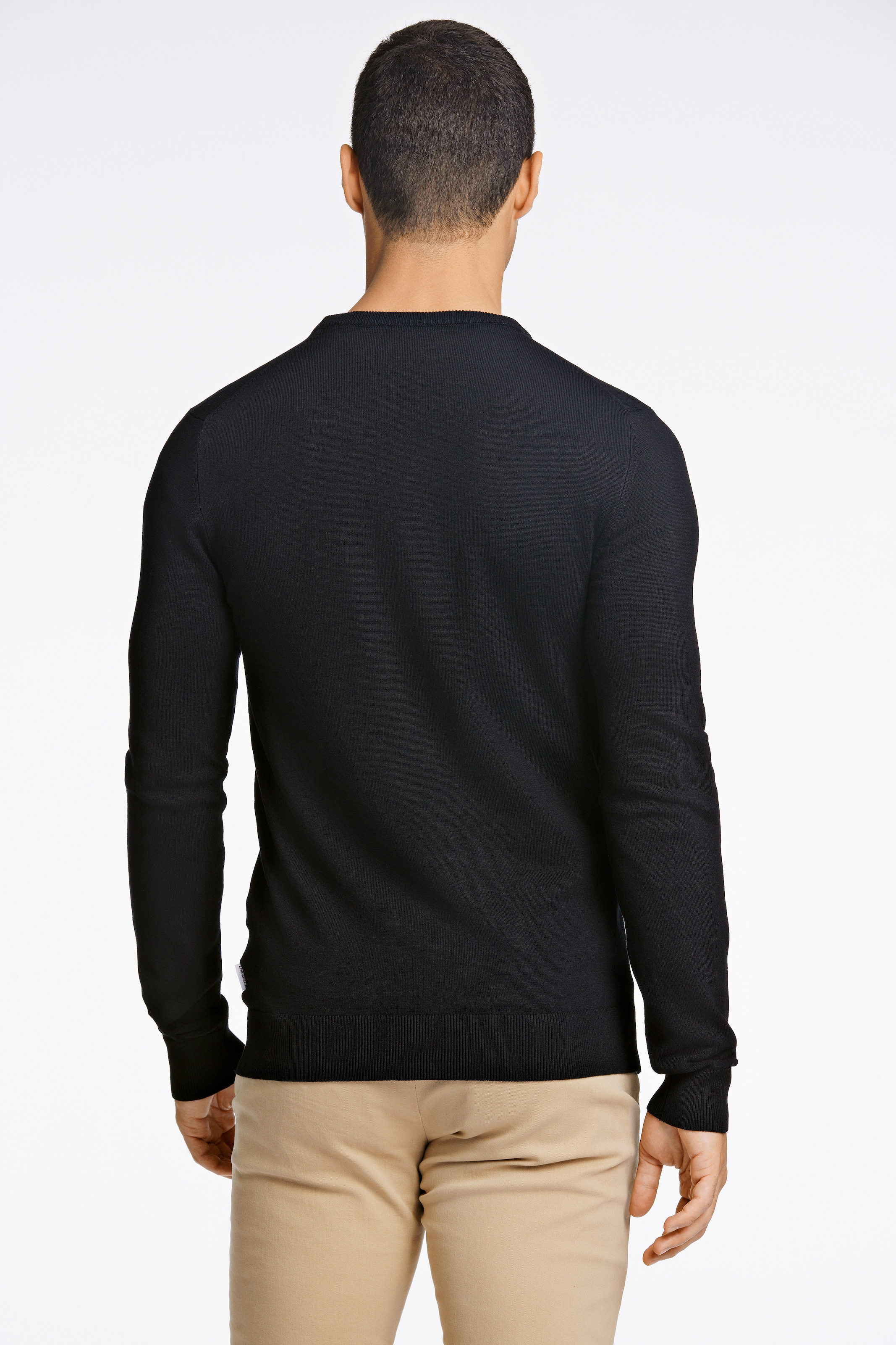 LINDBERGH Strickpullover, mit Logo-Stickerei günstig online kaufen