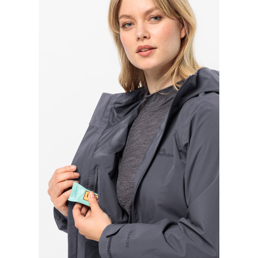 Jack Wolfskin Funktionsjacke »ROBURY 2L JKT W«, mit Kapuze