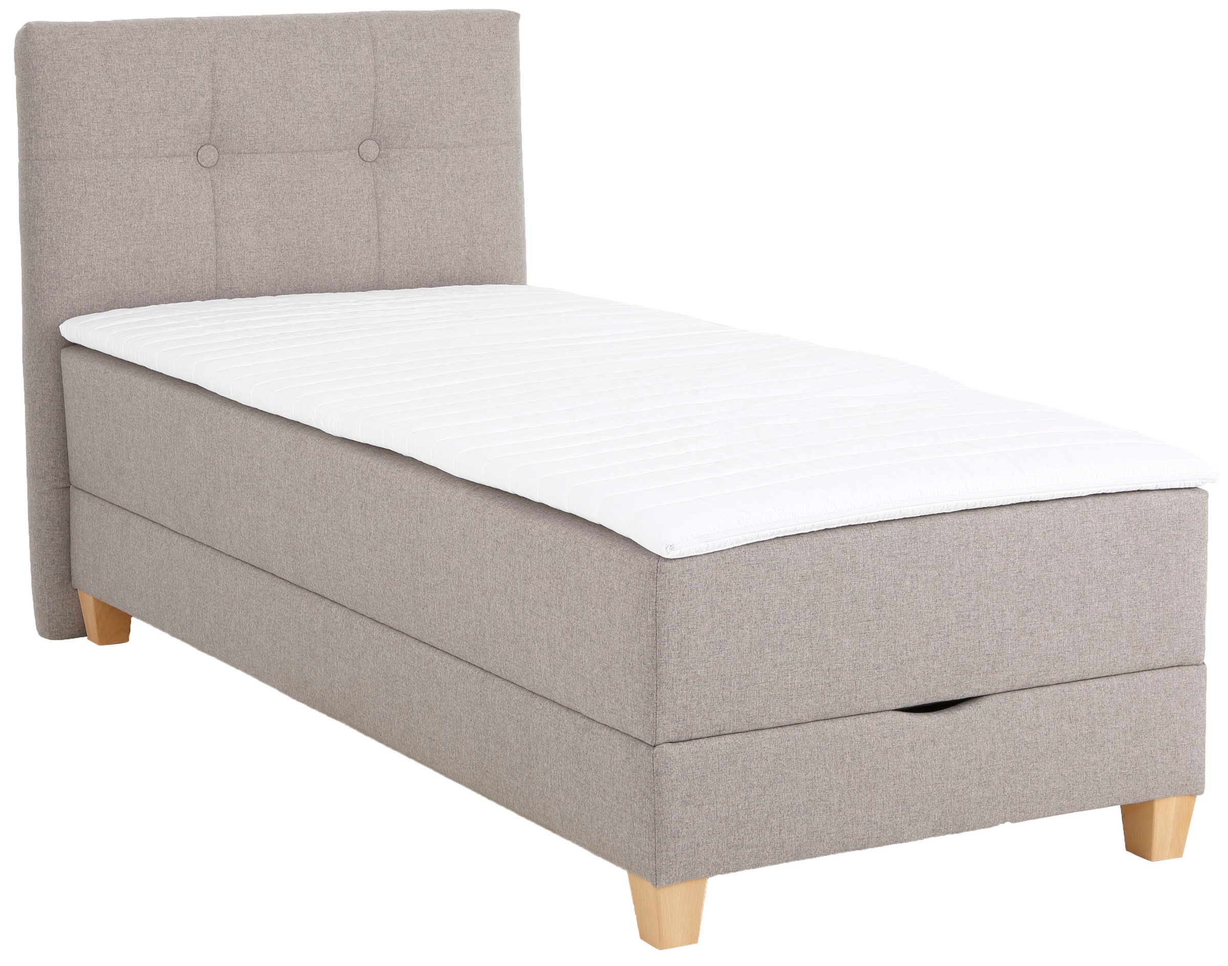 Home affaire Boxbett »Lonrai«, in H2,H3 & H4 und XXL - Überlänge 220cm wählbar, inkl. Topper