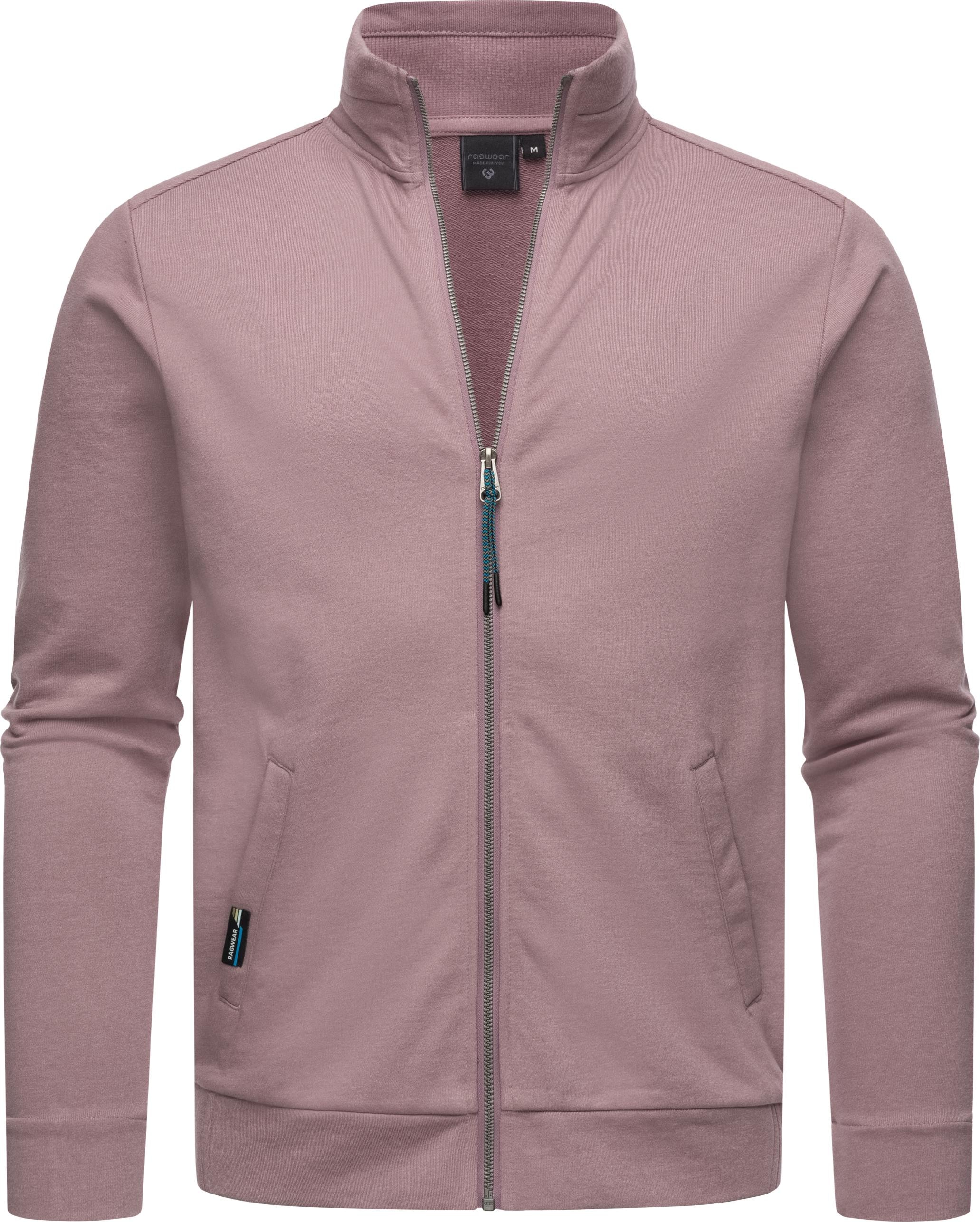 Ragwear Kapuzensweatjacke "Miet", coole Herren Basic Sweatjacke