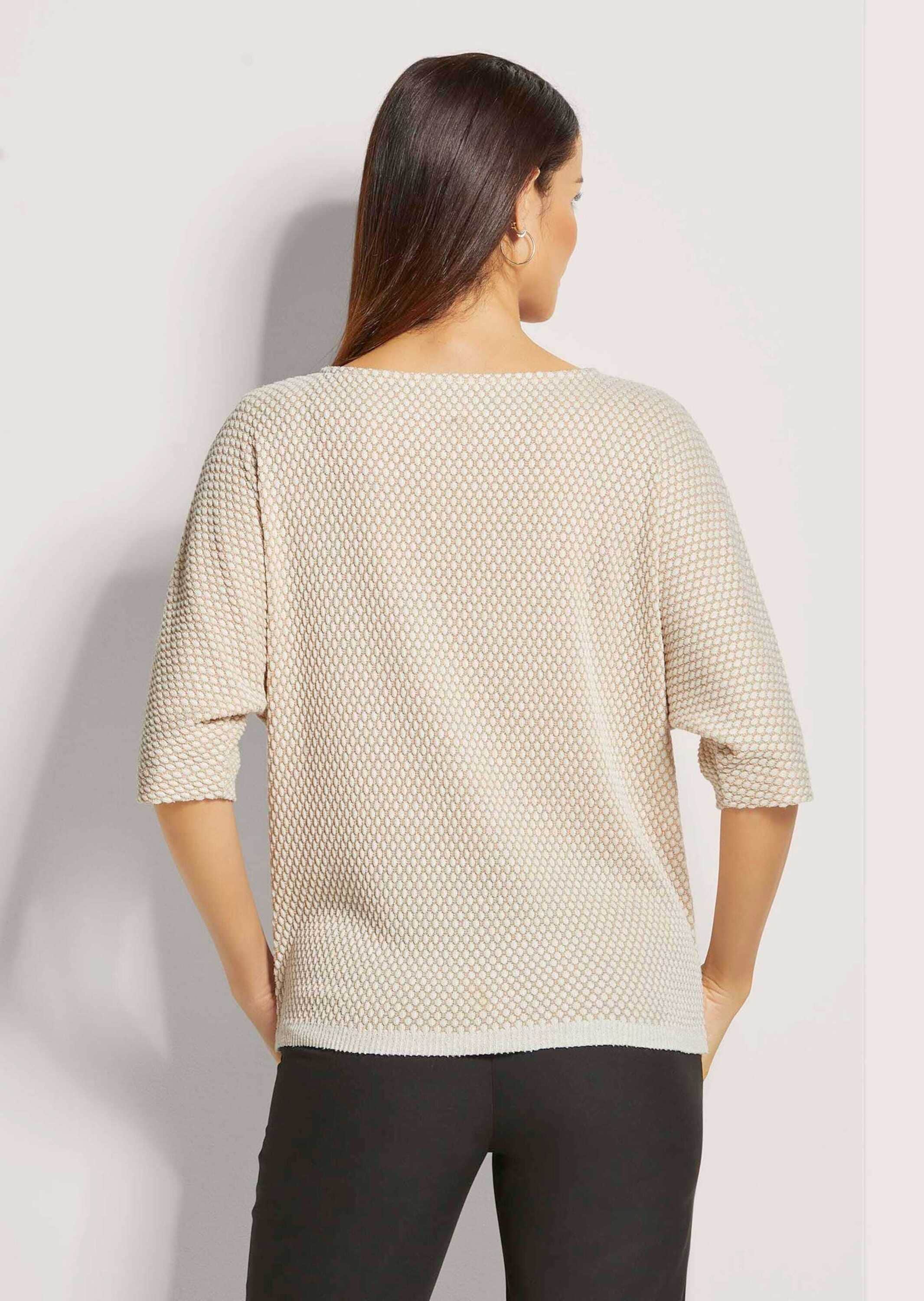 MADELEINE 3/4-Arm-Shirt »Shirt Sweatshirt mit Fledermaus-Ärmeln«