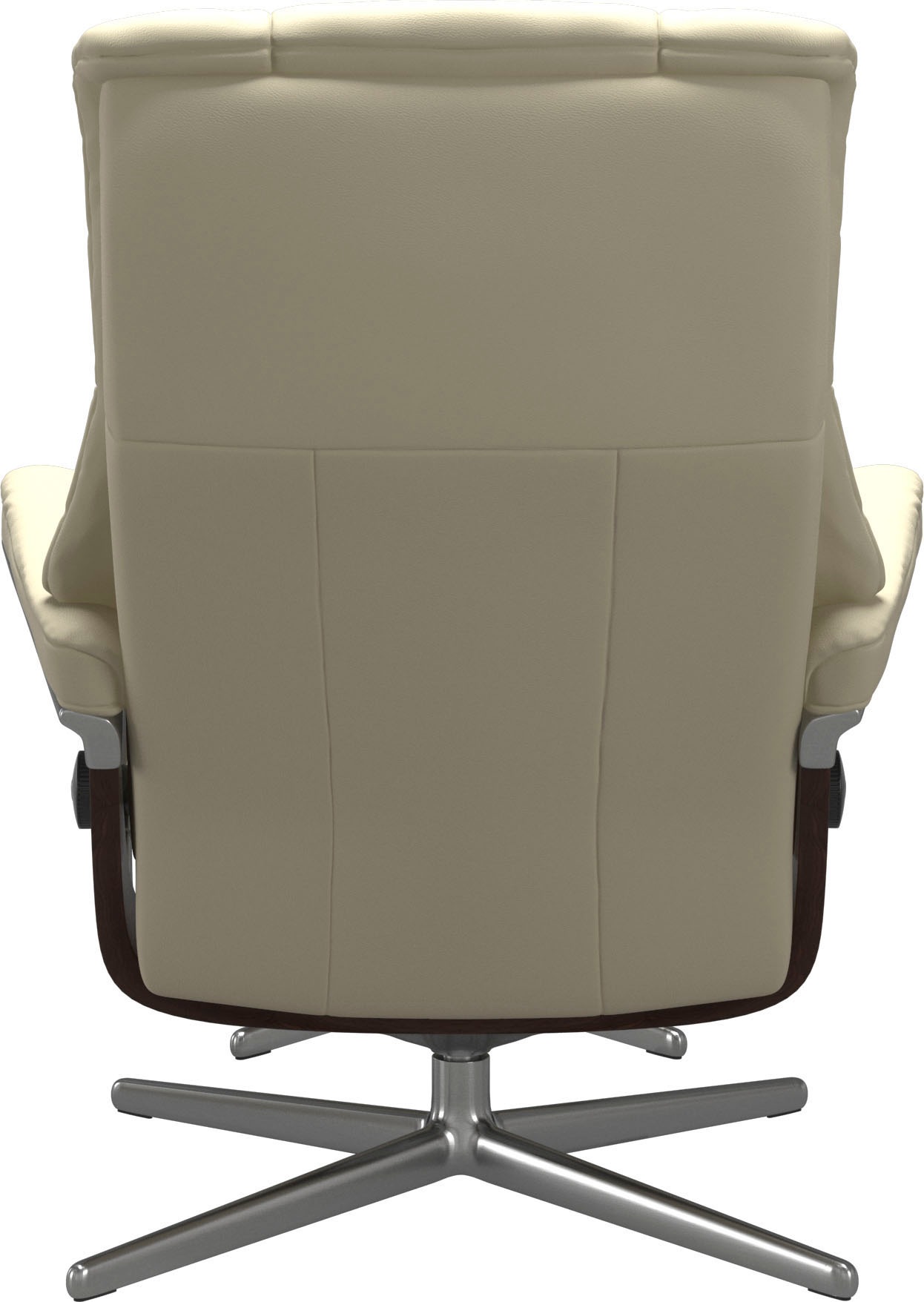 Thumbnail - Stressless "Mayfair" Set, Relaxsessel mit Hocker, mit Hocker, mit Cross Base, Größe S, M & L, Holzakzent Braun