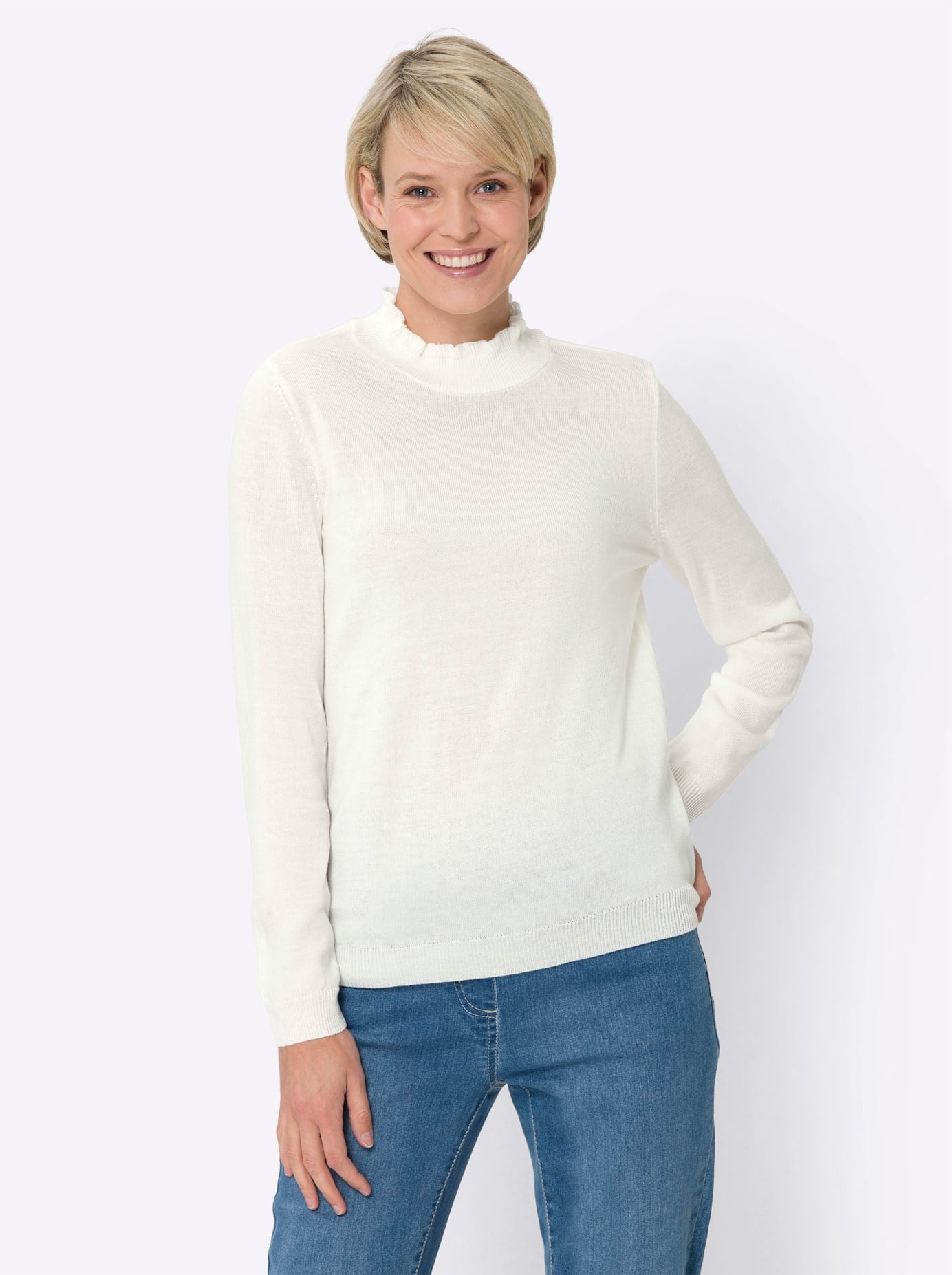 Classic Basics Stehkragenpullover "Stehkragen-Pullover"