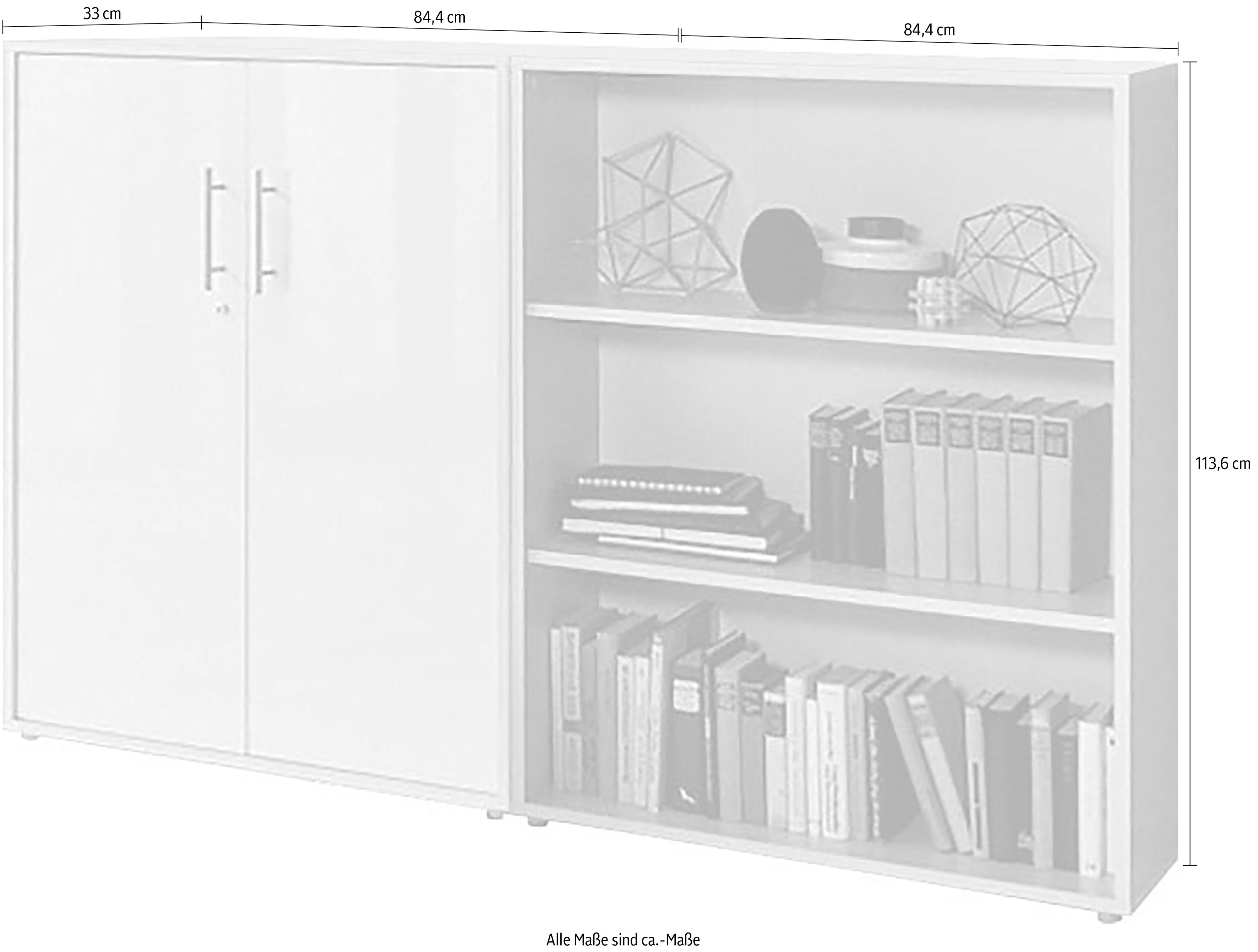 Thumbnail - BMG Möbel Büromöbel-Set "Tabor Office", (Set, 2 tlg.)