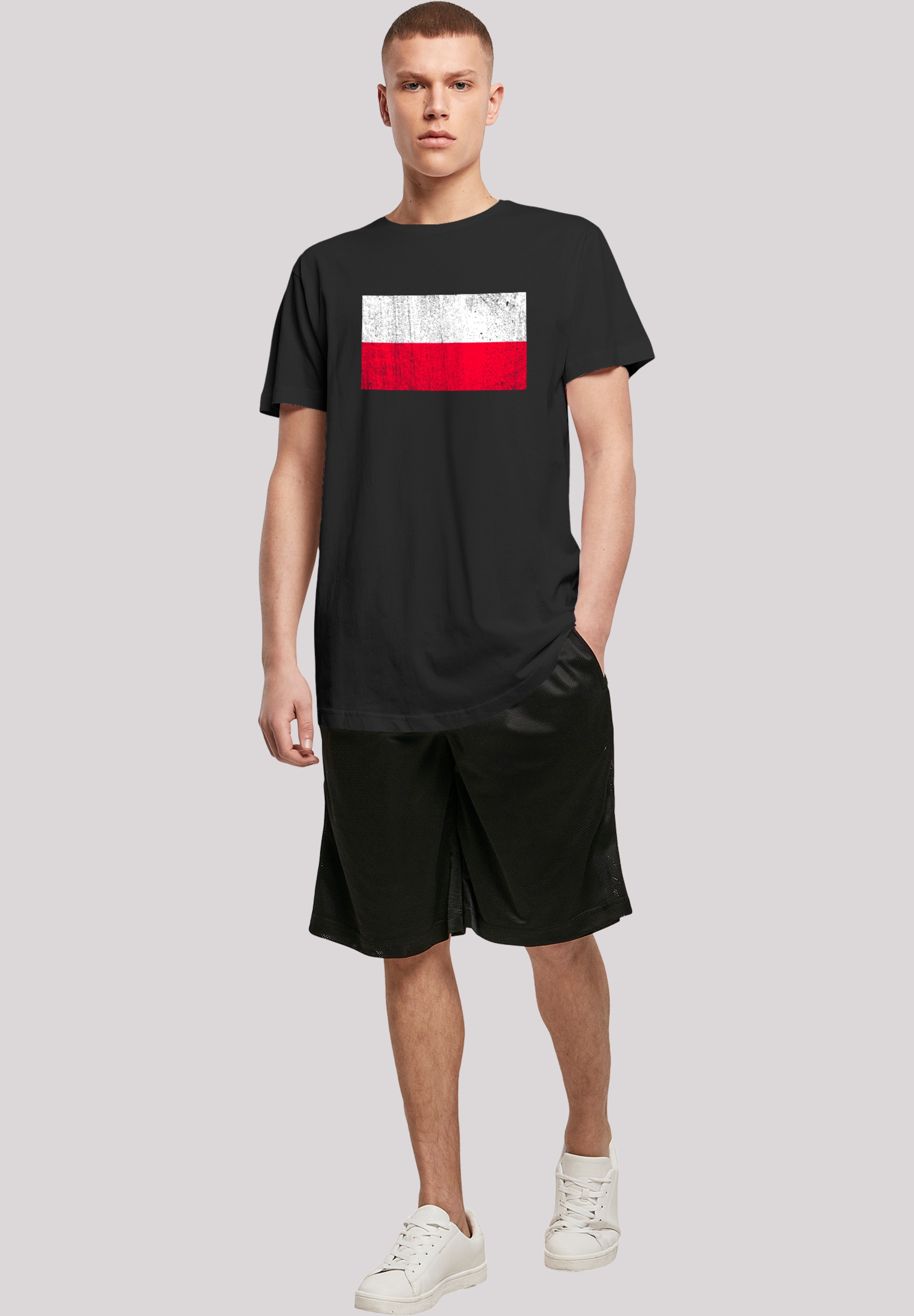 F4NT4STIC T-Shirt »Poland Flagge ▷ Polen distressed«, bestellen BAUR Print 