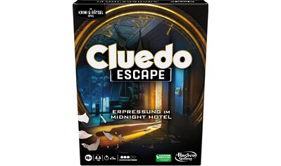 Spiel »Hasbro Gaming, Cluedo Escape Erpressung im Midnight Hotel«