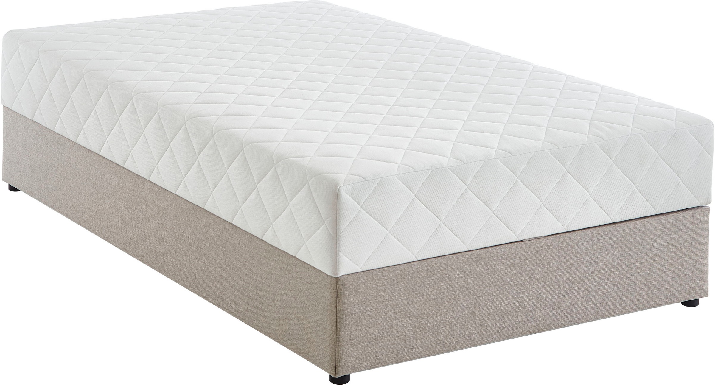 ATLANTIC home collection Boxbett »BELINA«, mit Taschenfederkernmatratze und geräumigem Bettkasten