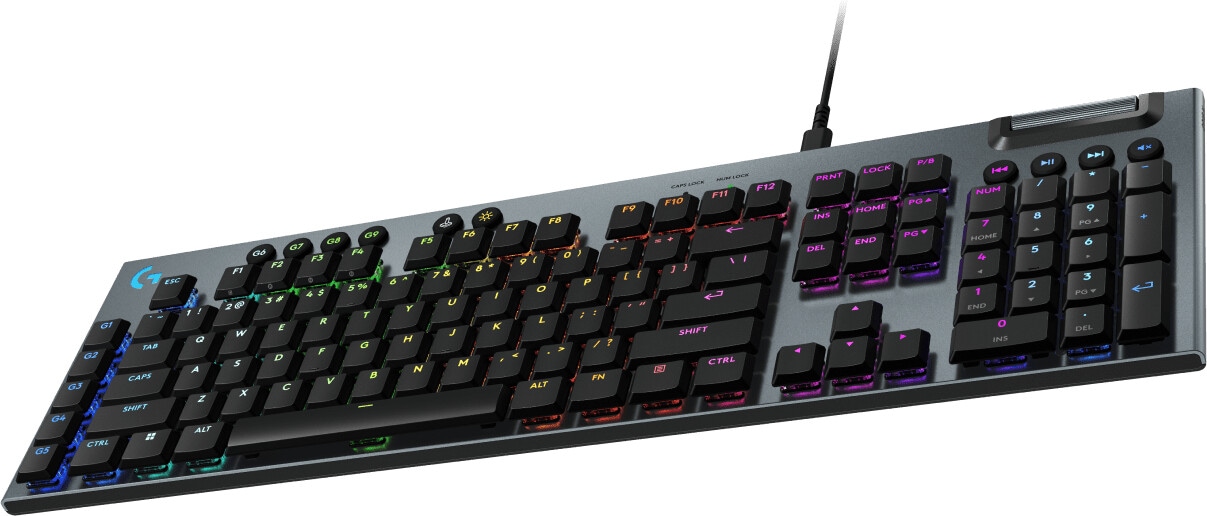 Logitech G Gaming-Tastatur »G915 X Wired Gaming Keyboard - BLACK - DEU«