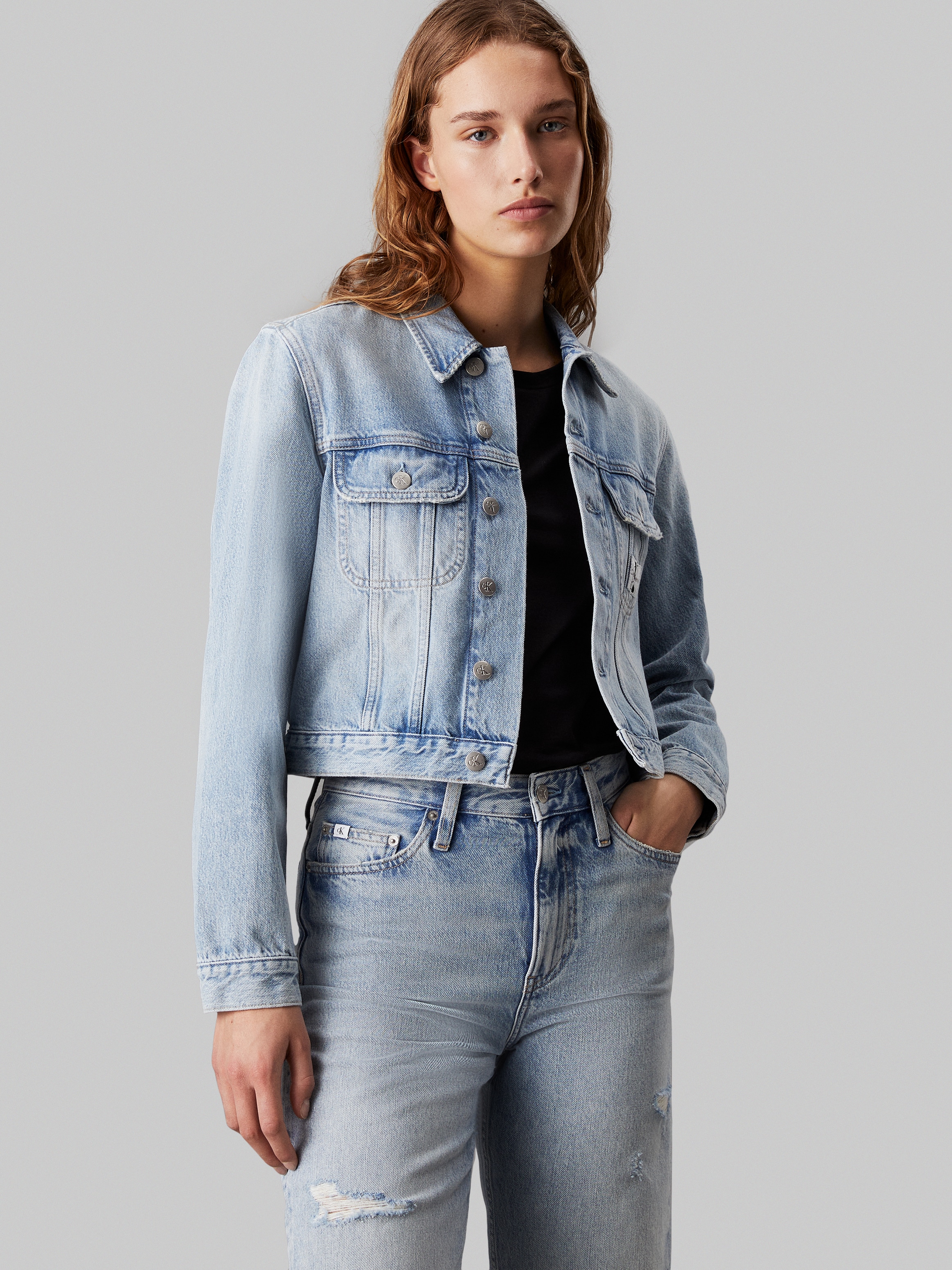 Calvin Klein Jeans Jeansjacke »CROPPED 90'S DENIM JACKET«