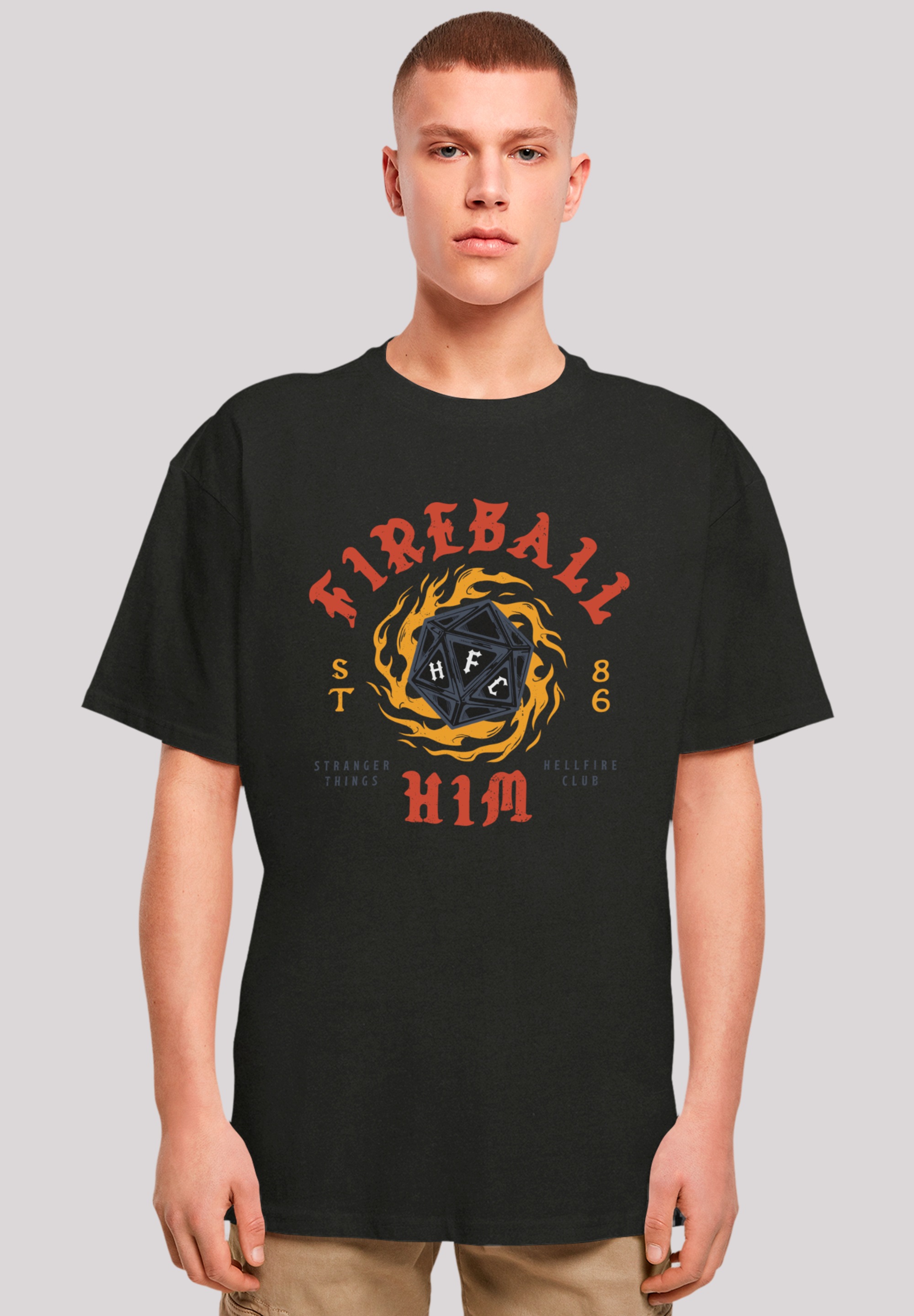 F4NT4STIC T-Shirt "Stranger Things Fireball Dice 86", Premium Qualität günstig online kaufen