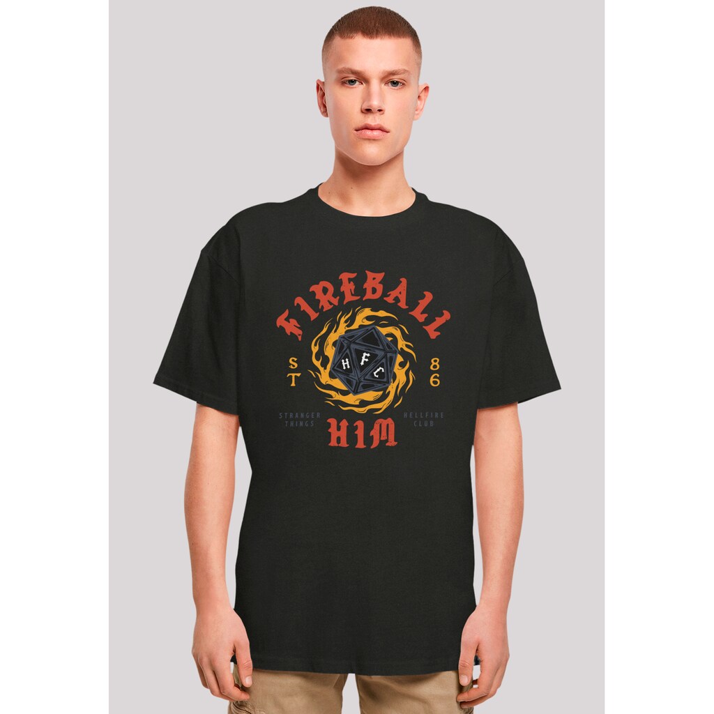 F4NT4STIC T-Shirt »Stranger Things Fireball Dice 86«