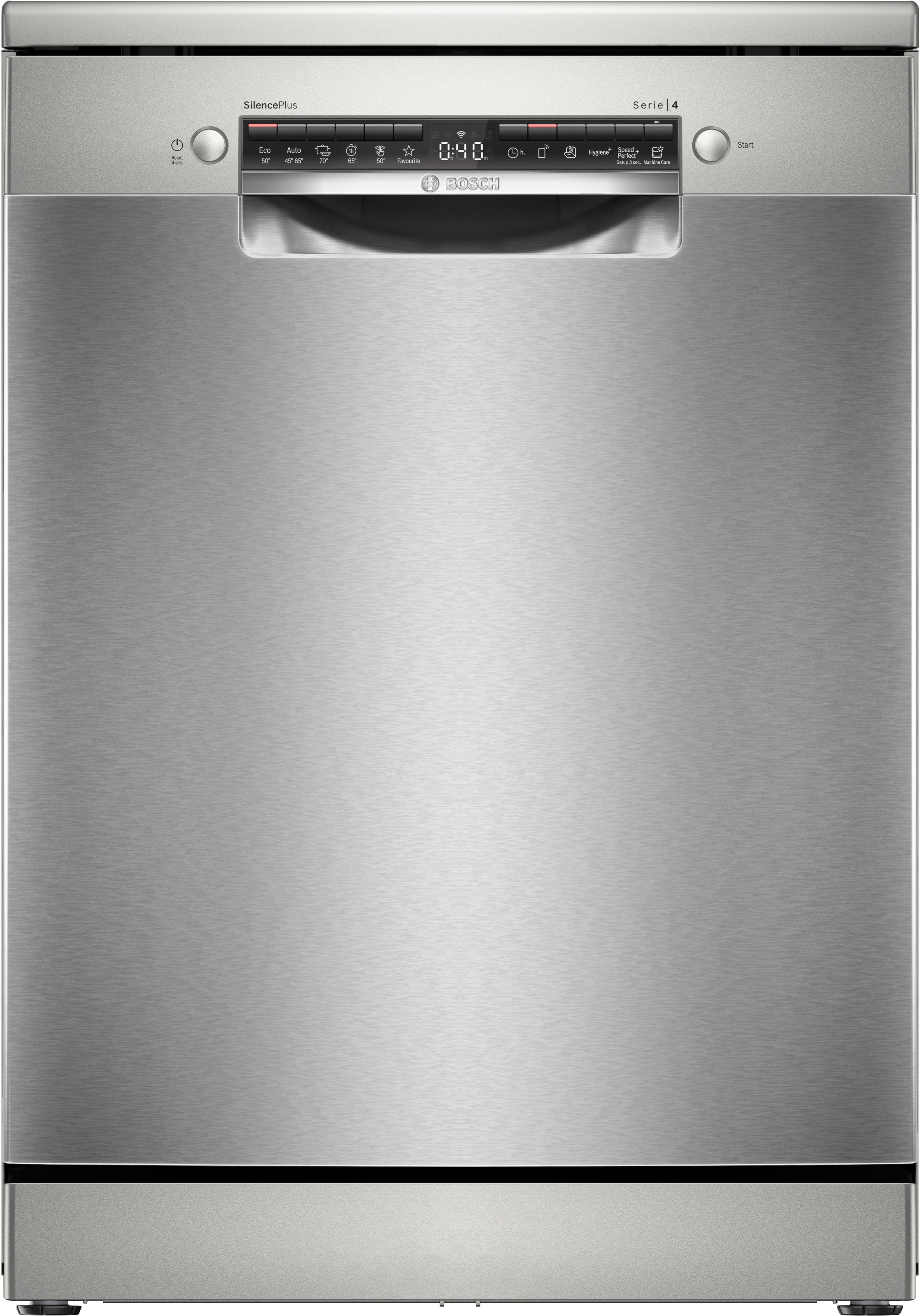 BOSCH Standgeschirrspüler Serie 4 "SMS4EVI09E" 14 Maßgedecke Autom. Türöffnung gegen Kondenswasser, VarioFlex-Körbe & Schublade