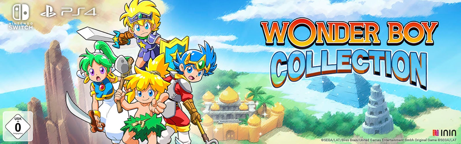 ININ Games Spielesoftware »Wonder Boy Collection«, PlayStation 4