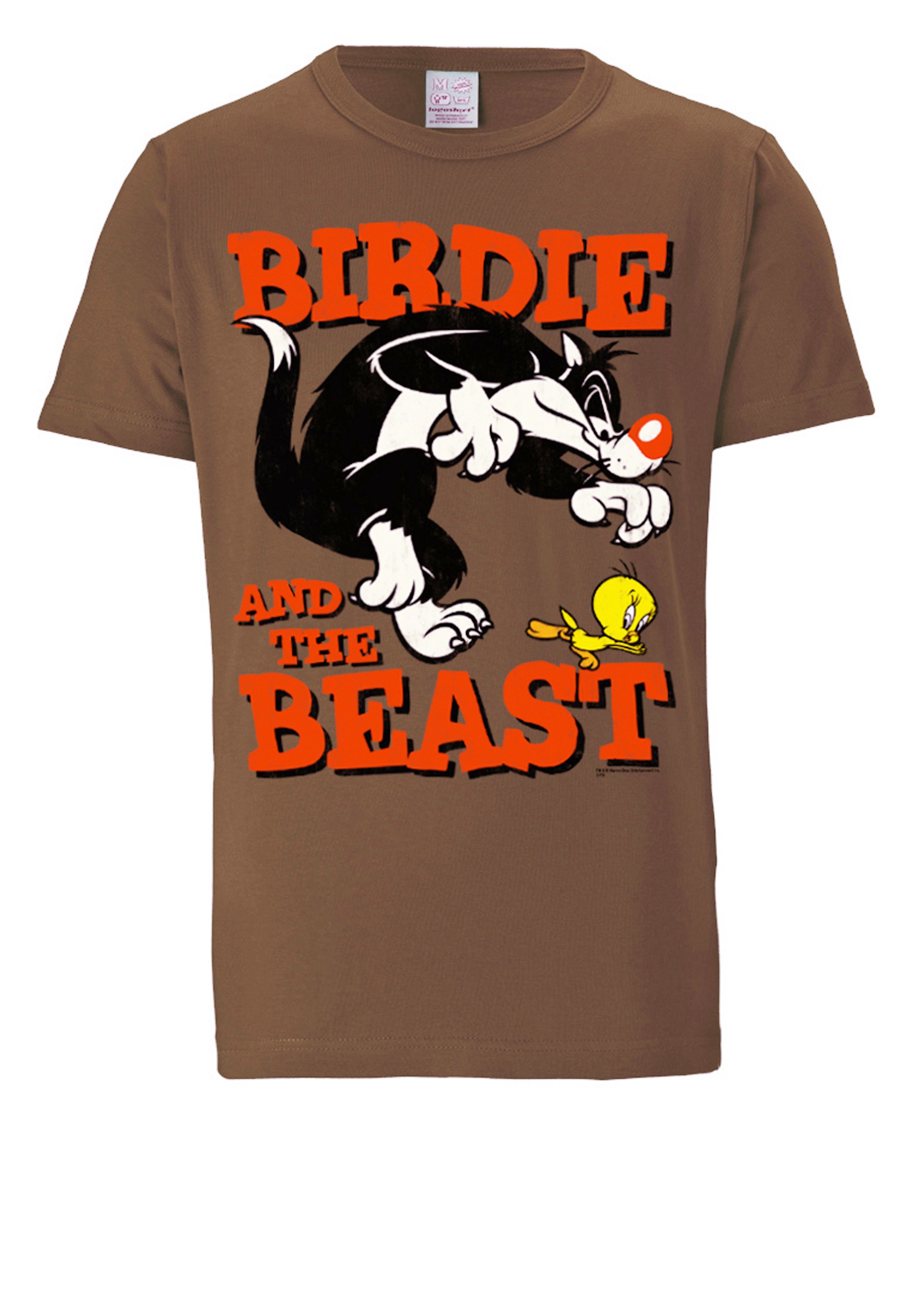 LOGOSHIRT T-Shirt »Looney Tunes – Sylvester & Tweety«, mit lizenziertem Print