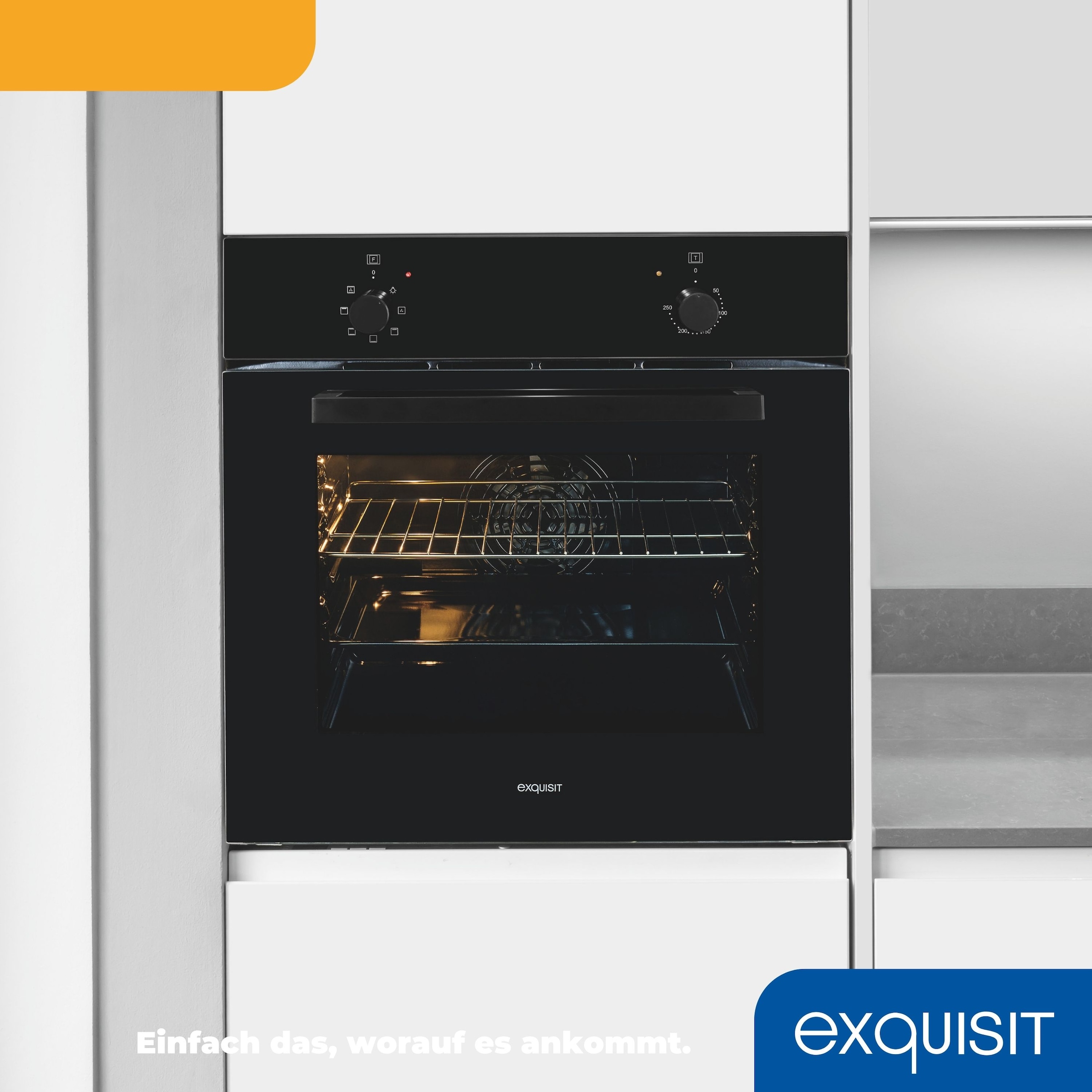 exquisit Einbaubackofen  »EBE255-U-020«