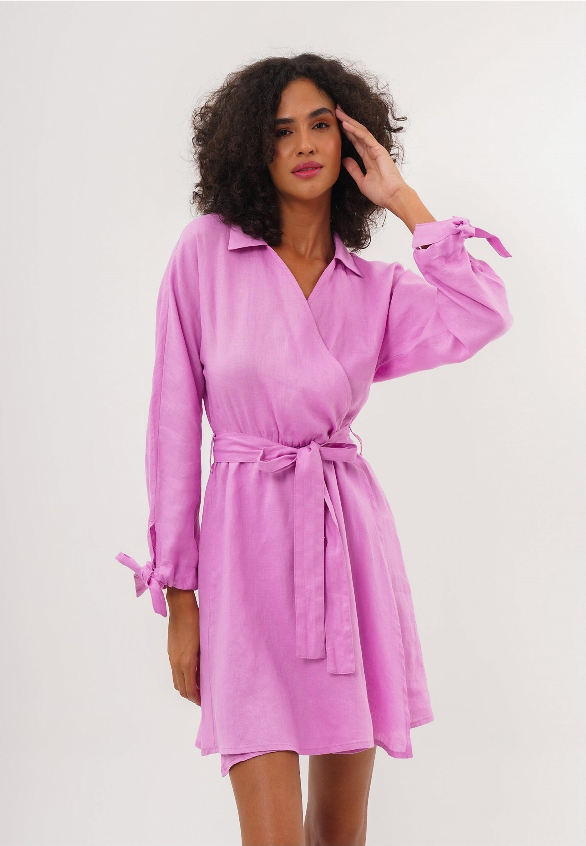 freshlions Jerseykleid "Joana" 1 Stk. tlg. in Wickeloptik günstig online kaufen