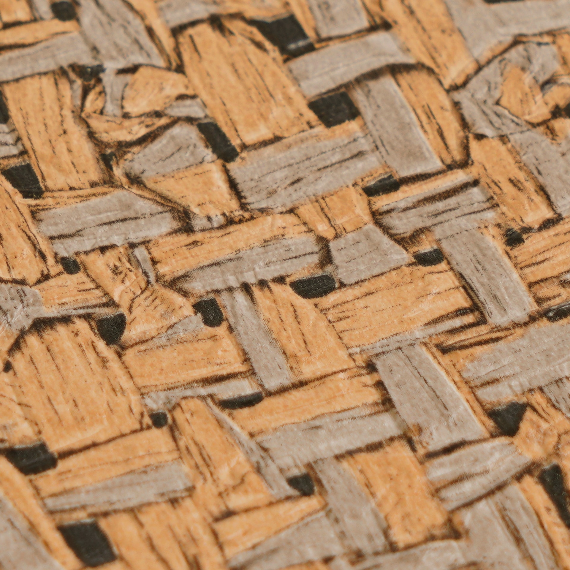 living walls Vliestapete »Vibes & Styles Jan – Stud!o Sense & Surface Vliestapete« Flechtoptik leicht strukturiert Natürliche Flechtoptik mit feiner Struktur und dezentem Glanzeffekt