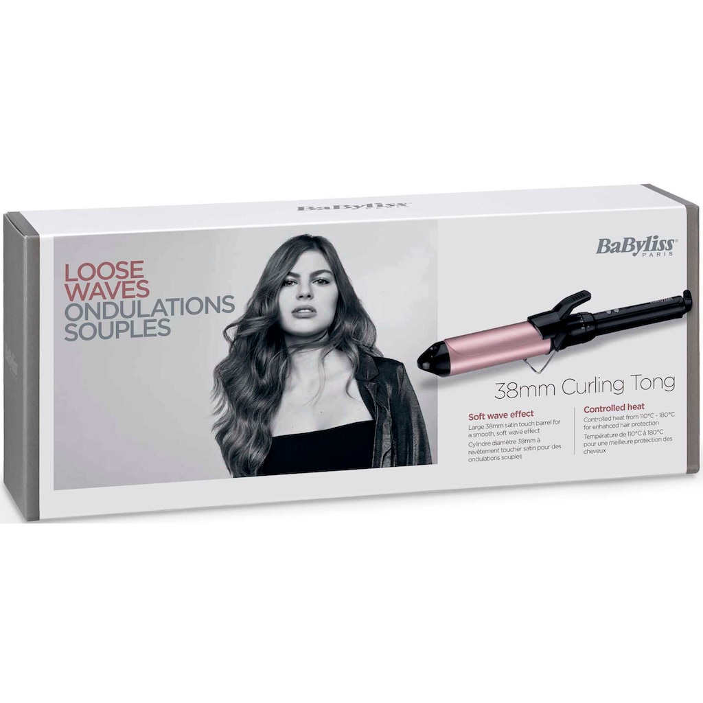 BaByliss Lockenstab »C338E«, Sublim'touch-Beschichtung, 38mm mit Klammer