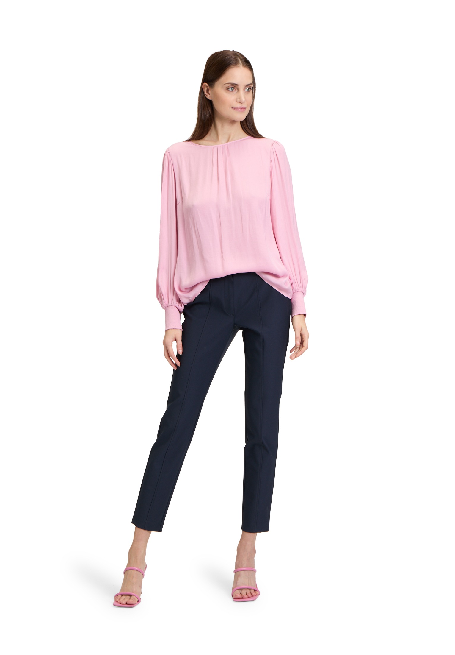 Betty Barclay Damen 7/8 Stoffhose Dark Sky Größe 44 3