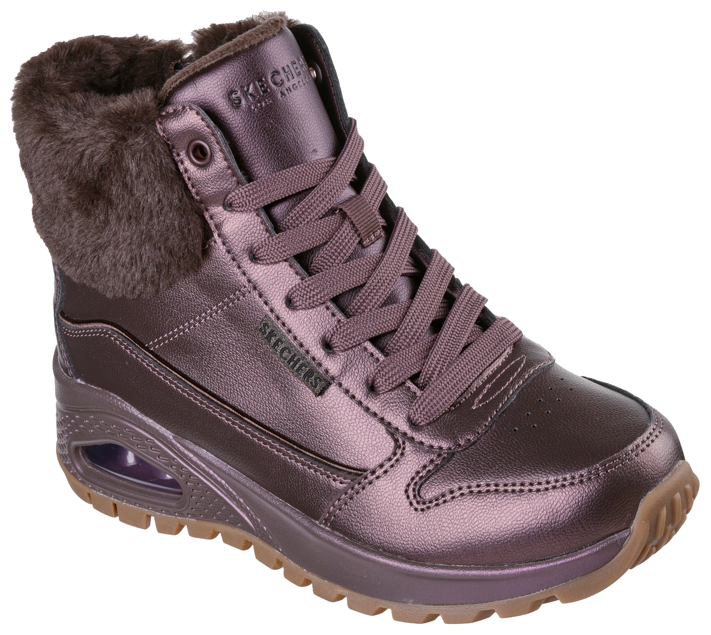 Skechers Winterboots »UNO RUGGED - GALACTIC HEIGHTS«, Schnürboots, Sneaker mit Keilabsatz